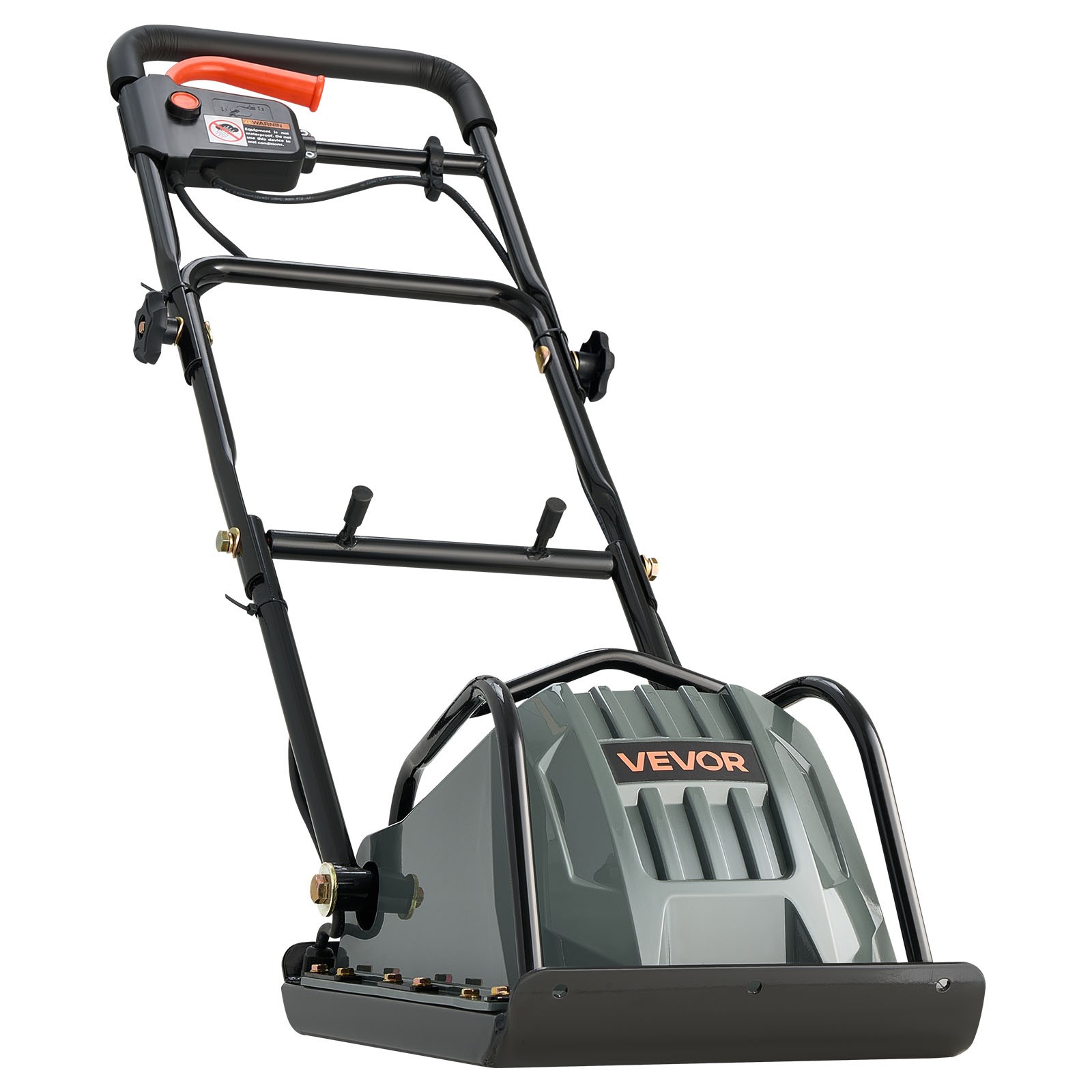 VEVOR Plate Compactor 130W Electric Ground Rammer 5kN Force 3.9in Depth