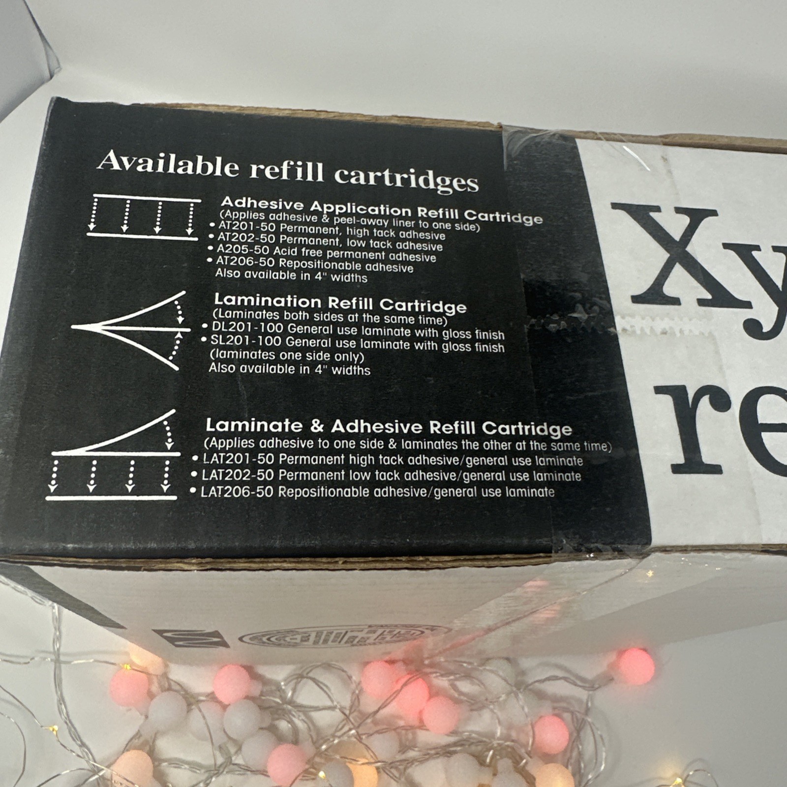 NEW 50’ Xyron 850 refill cartridge AT205-50 Repositionable Adhesive 8.5” x 50ft