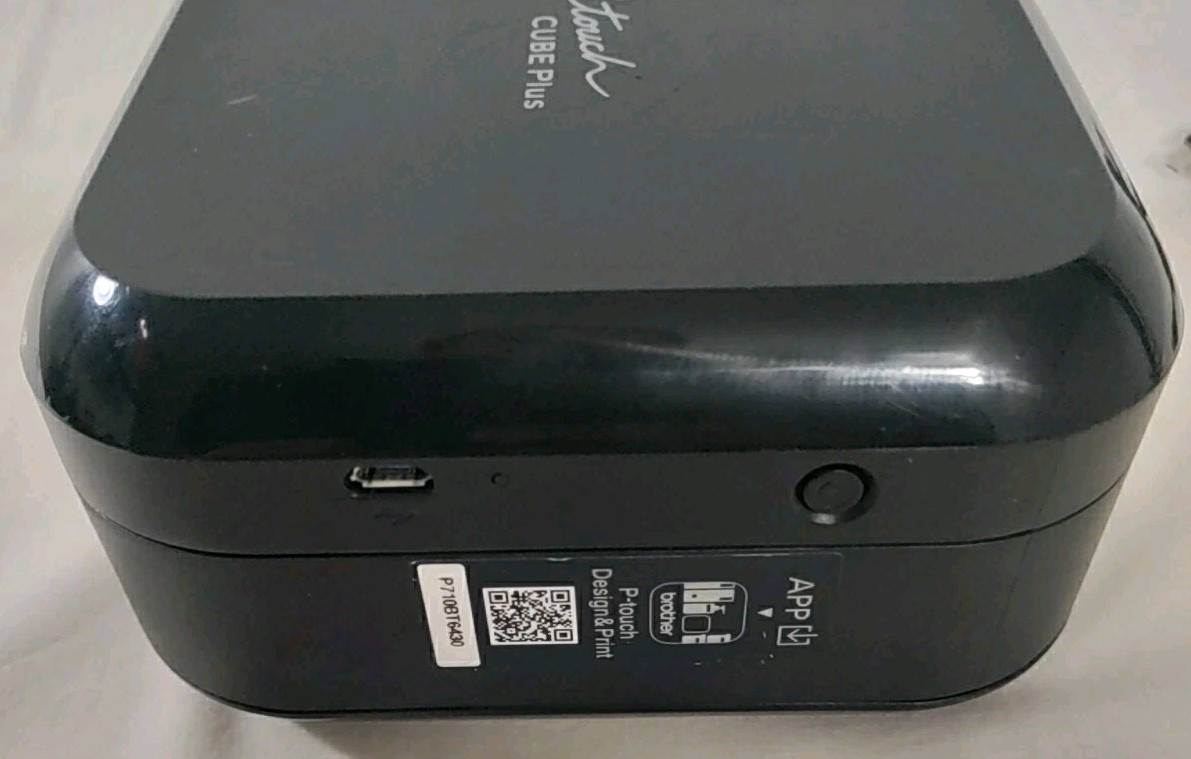 Brother P-Touch Cube Plus PT-P710BT Bluetooth + DeskTop Label Maker (Tested)