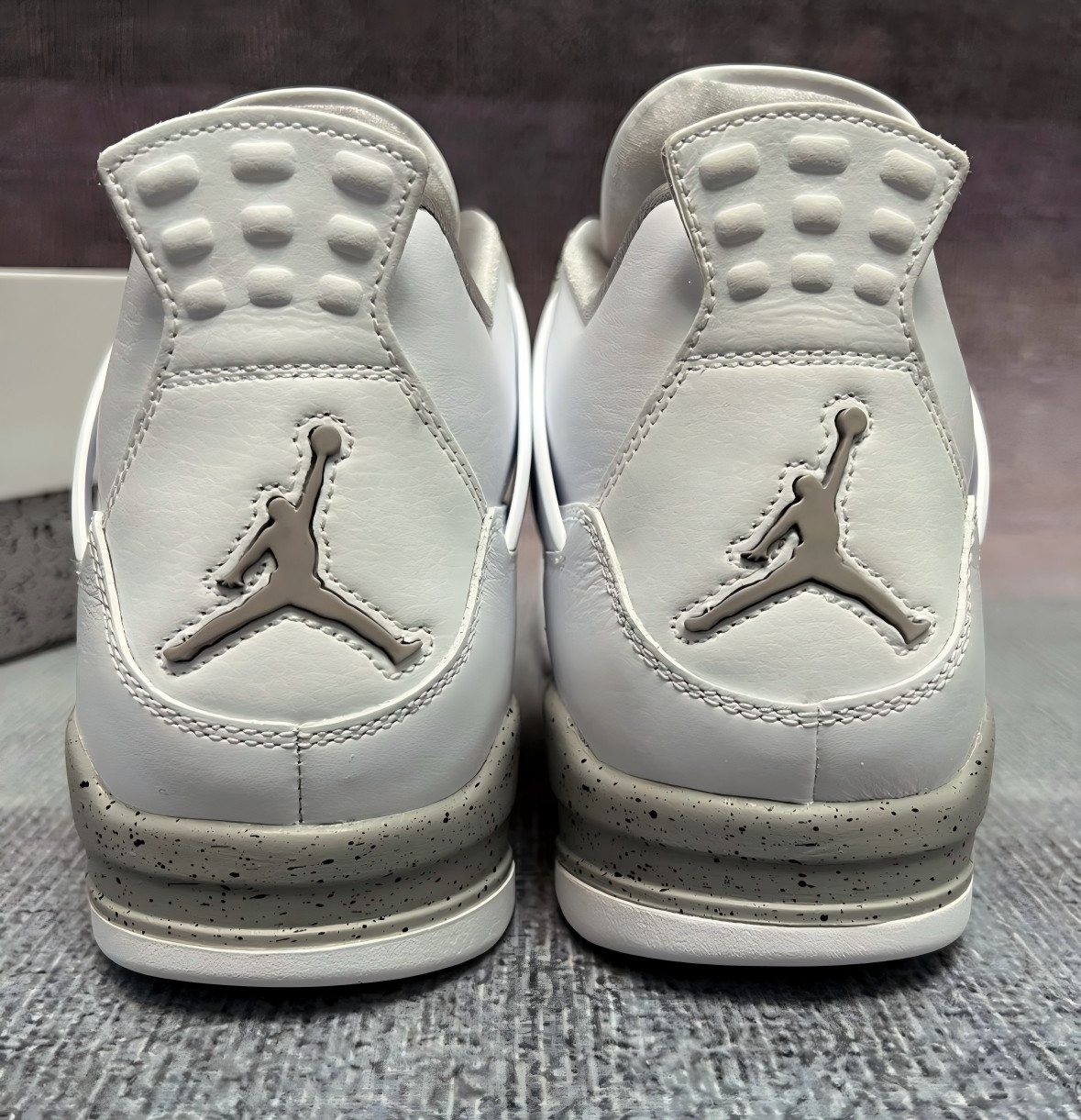 Jordan 4 Retro "White Oreo " Men's Basketball Shoes Mid Top US Size 7-12