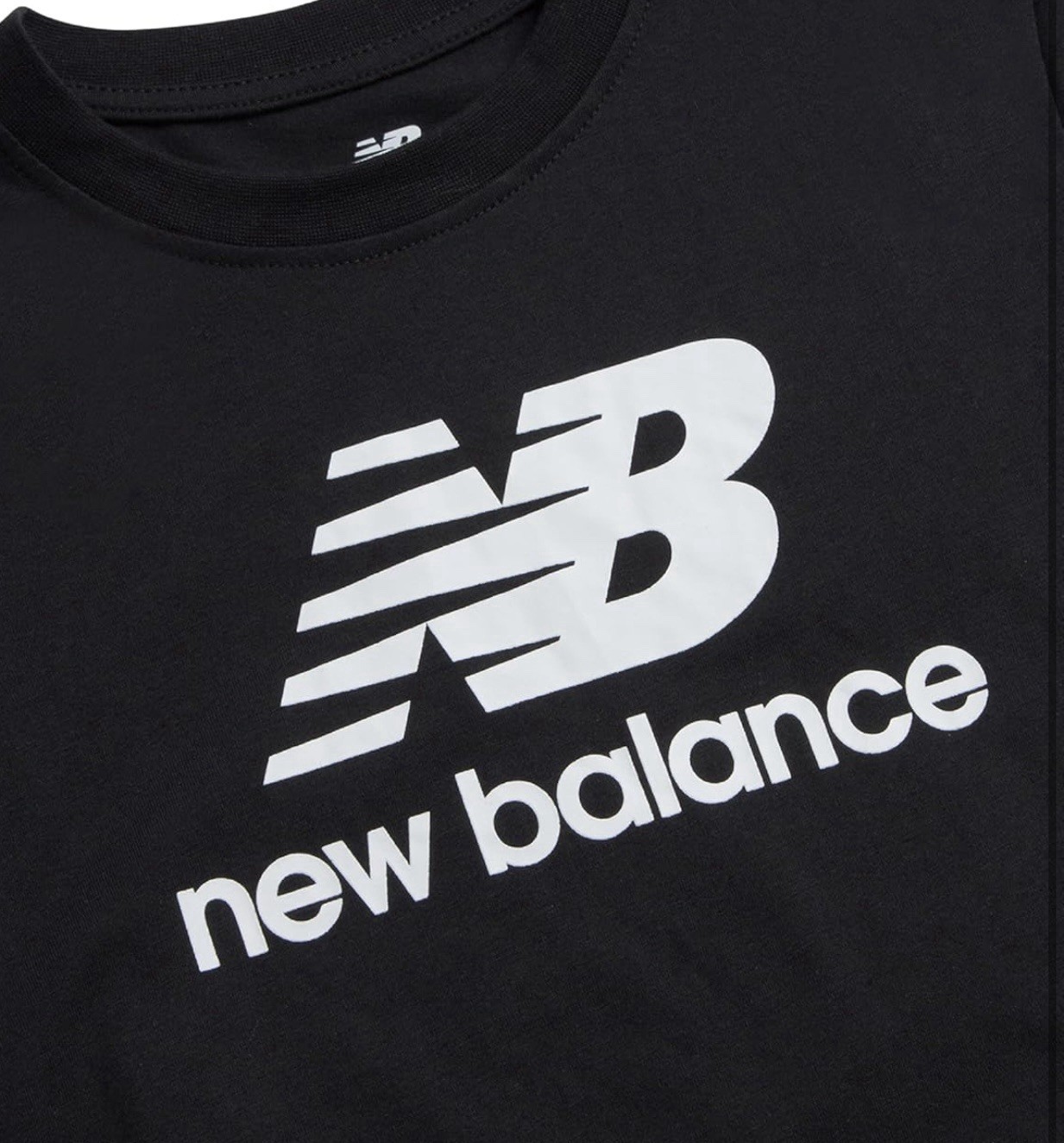 New Balance Boys T-shirt Fleece Jogger Set, Black, Size 10/12, New W/Tags