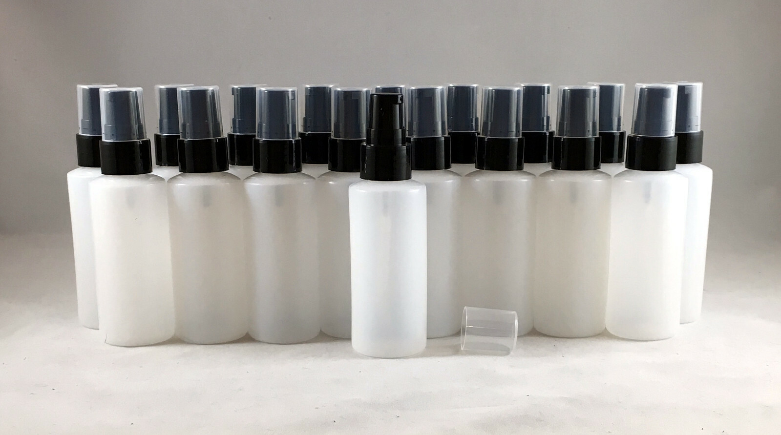 1oz Natural HDPE Cylinder Round Plastic Bottle w You Pick Closure / Quantity