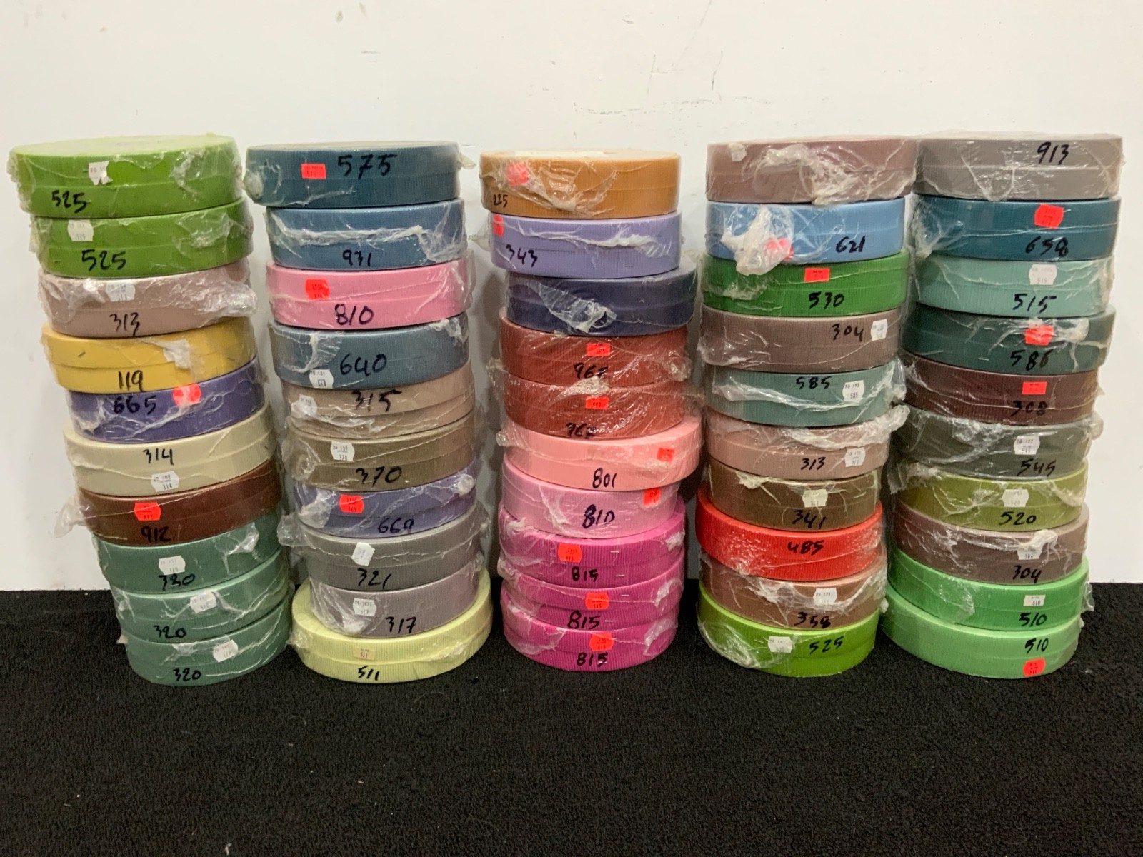 CARPET RUG BINDING LOT MULTIPLE COLORS 100 ROLLS CARPET RUG EDGE #2