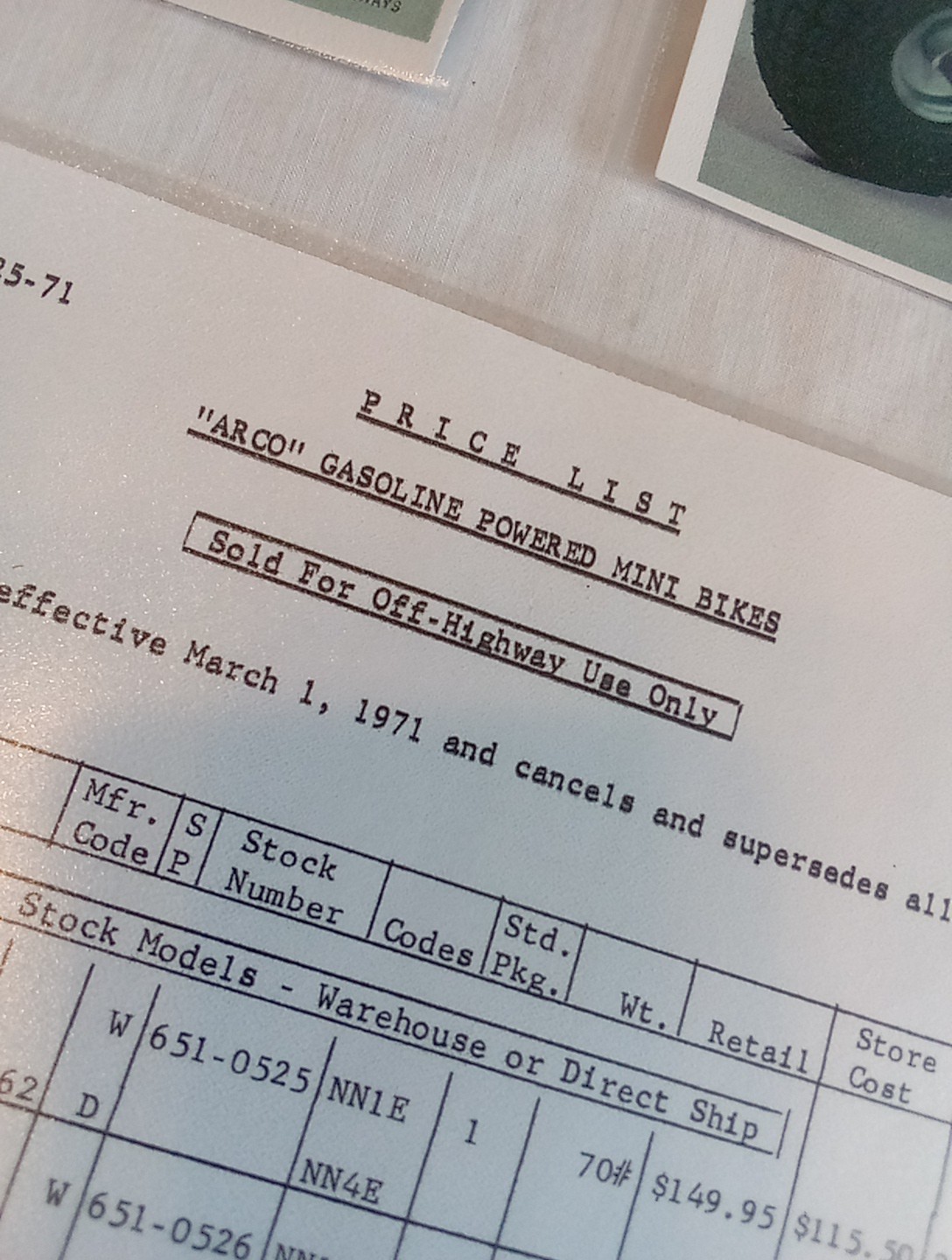 Vintage Alexander Reynolds Corp ARCO Mini Bike 16 Page Sales Brochure Reprint