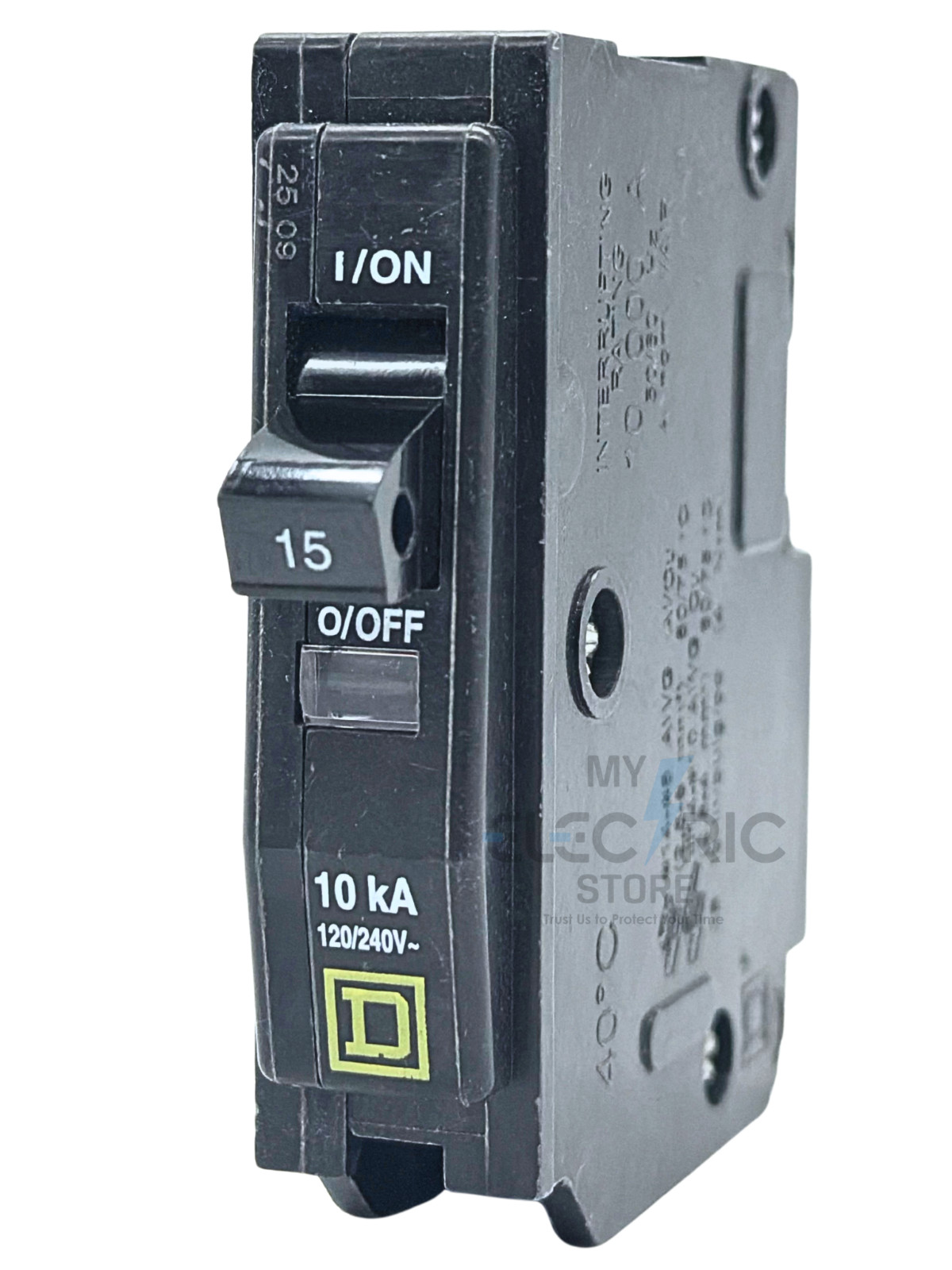 Square D- QO115- 15A- 1-Pole Circuit Breaker Plug-On UL Listed -15-amp -NEW