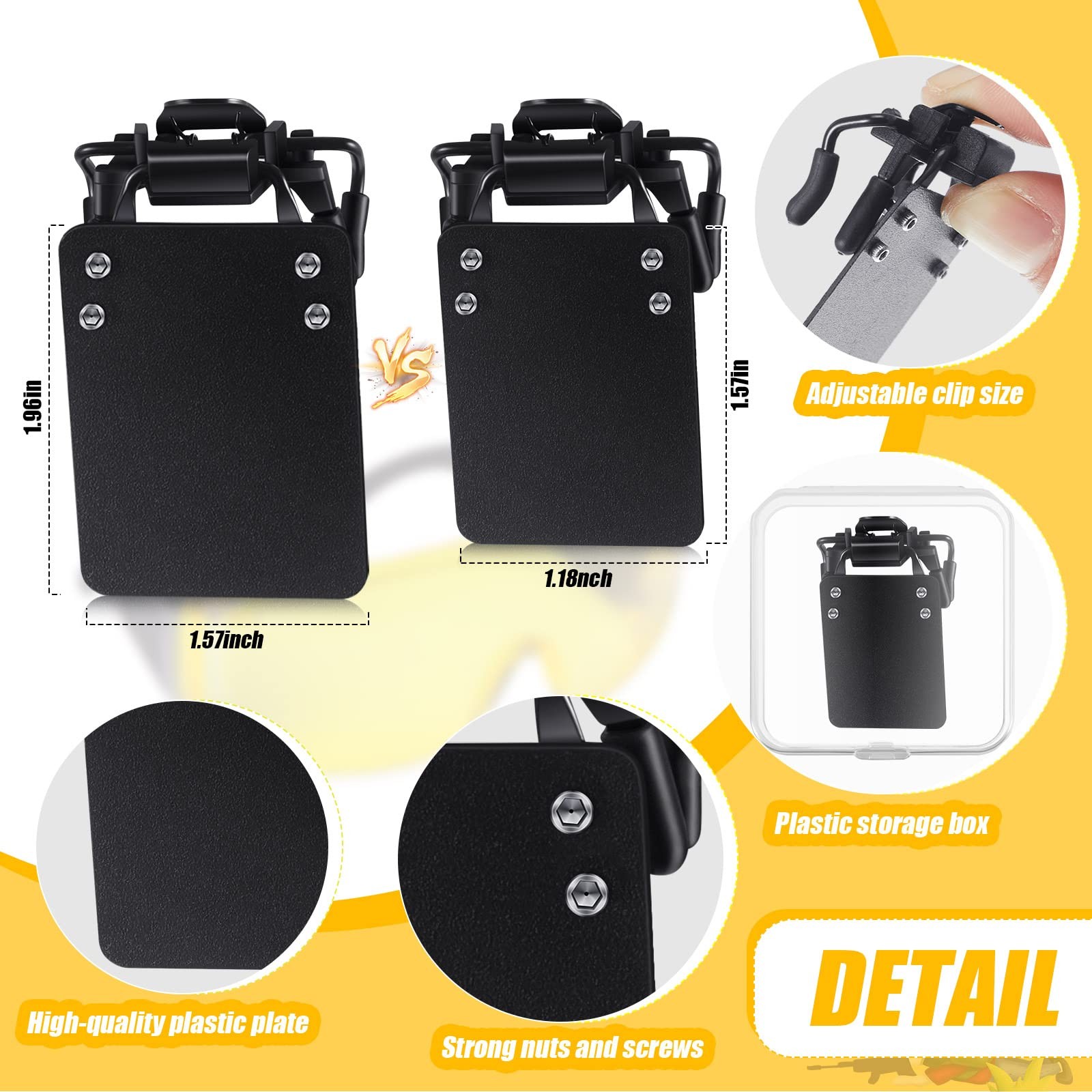 Shooting Glasses Patch International Standard Eye Protector for Sports 2Pk