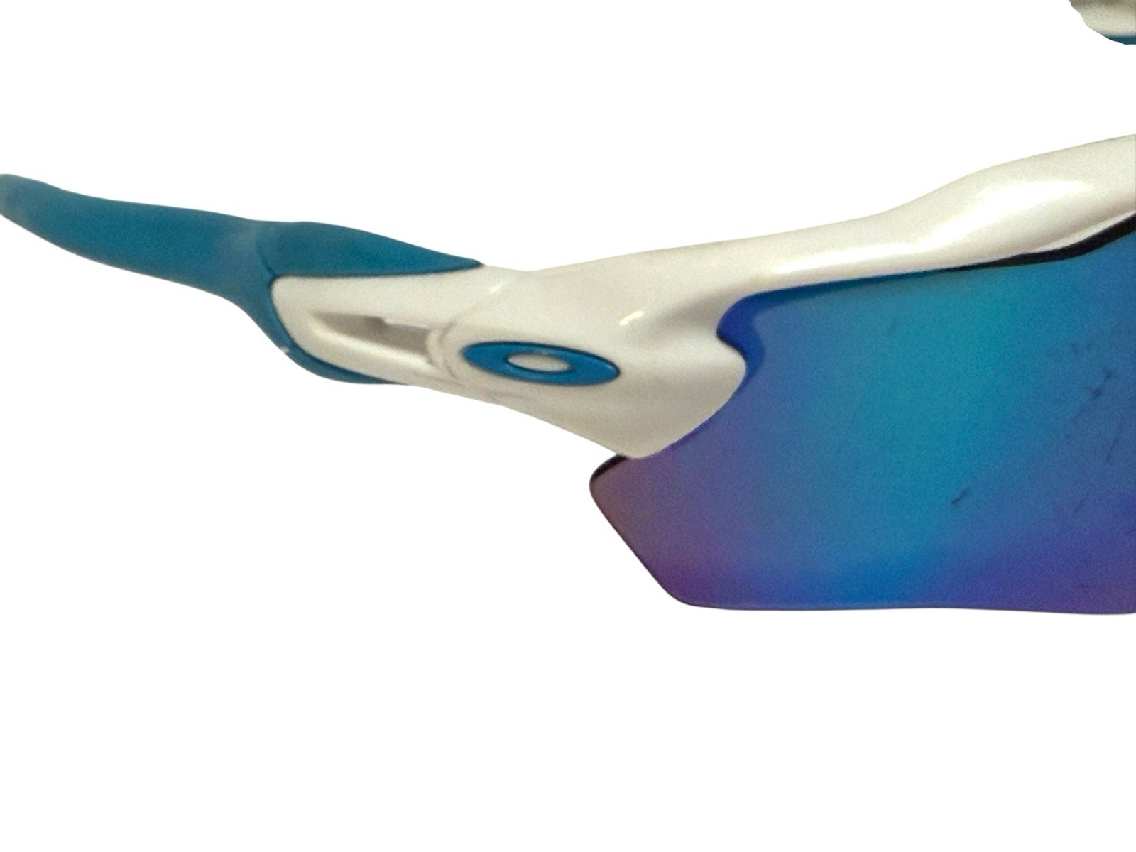 Oakley Radar EV XS OJ9001 White Blue Iridium Shield Sunglasses Cycling Youth TLC