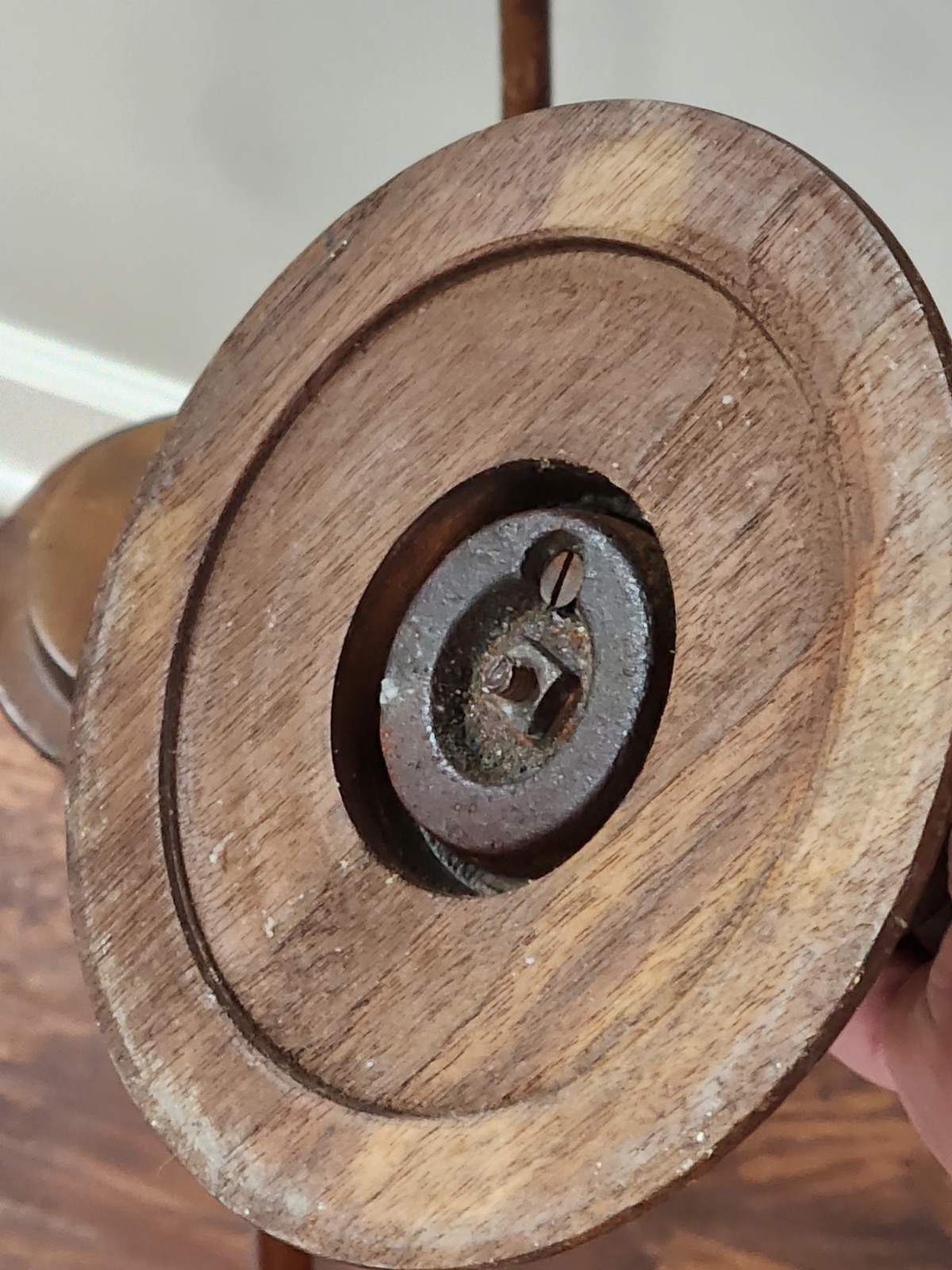 LOT OF 3- Tall Antique Wood Hat Stands 41.5"- 36"- 24" Tall - 2 MATCHING