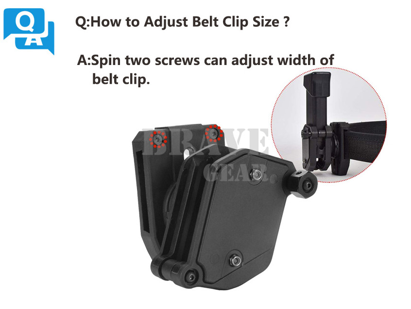 IPSC USPSA 3 Pcs Multi-Angle Speed Pistol Magazine Mag Pouches + Shooting Belt