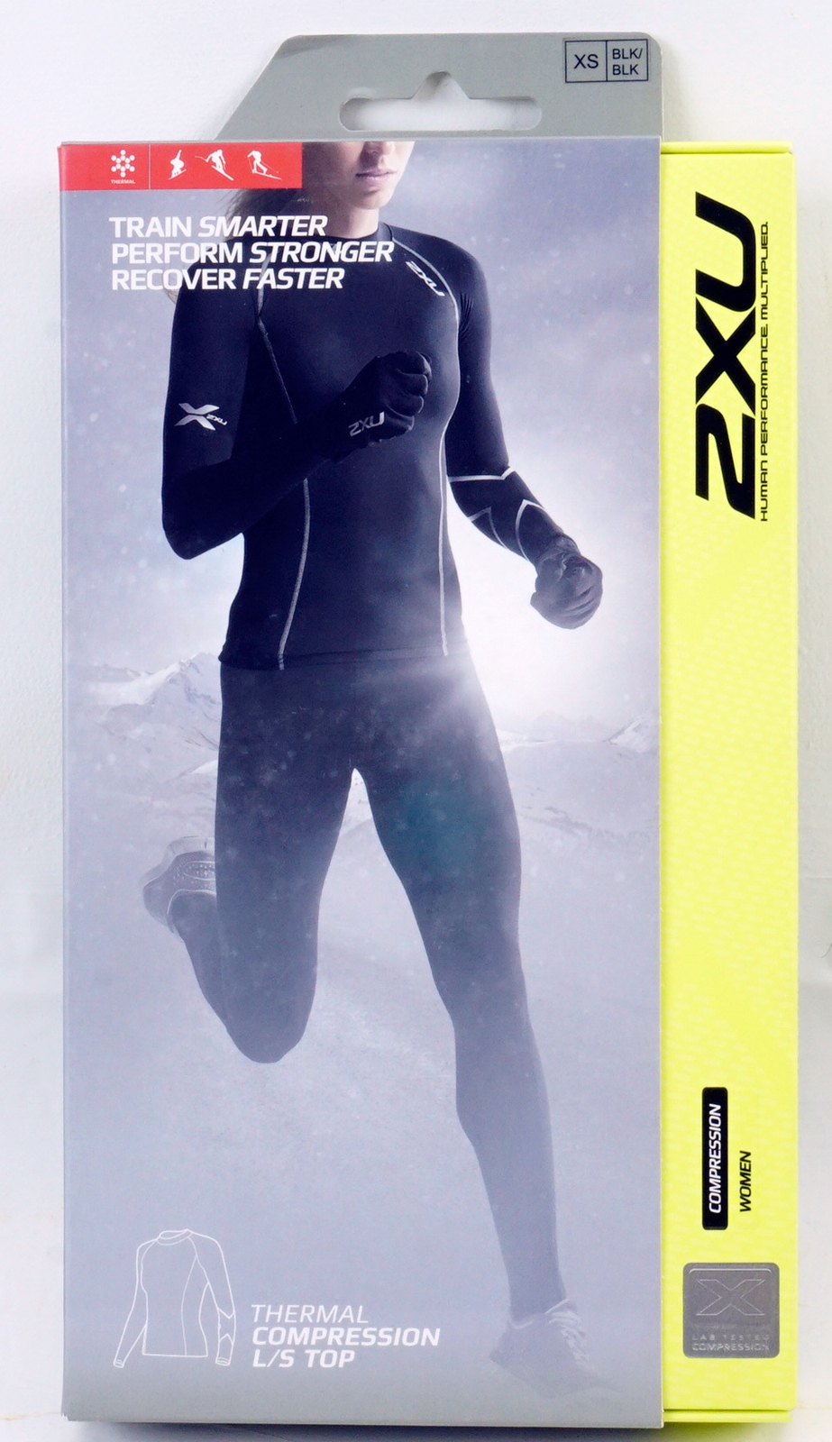 2XU Thermal Compression Top Women's XS Black Long Sleeve LS