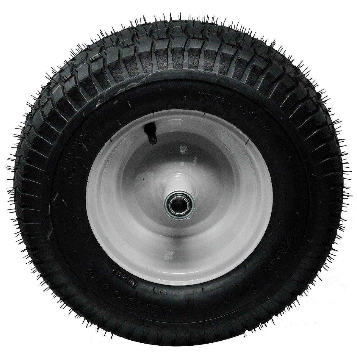 Wheelbarrow Pneumatic Tire & Wheel Assembly 16X6.50-8 for Brentwood CCWB19532