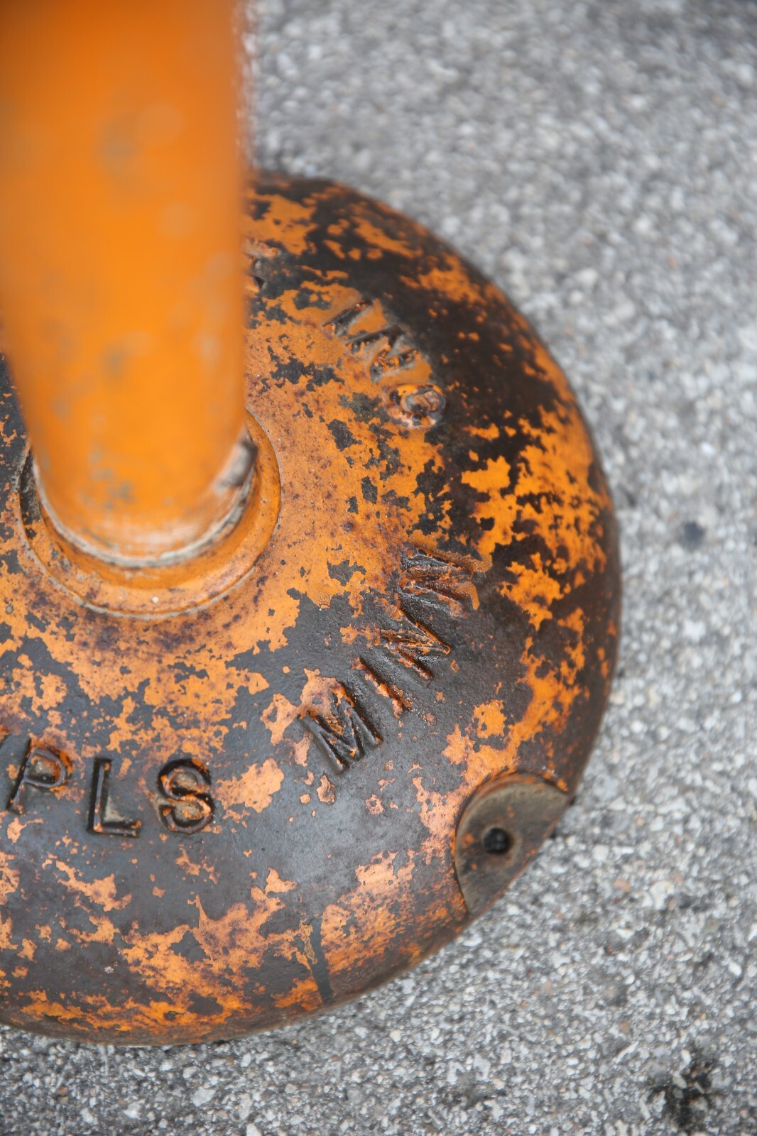 Vintage Air Meter Stand industrial cast iron base service station antique rack