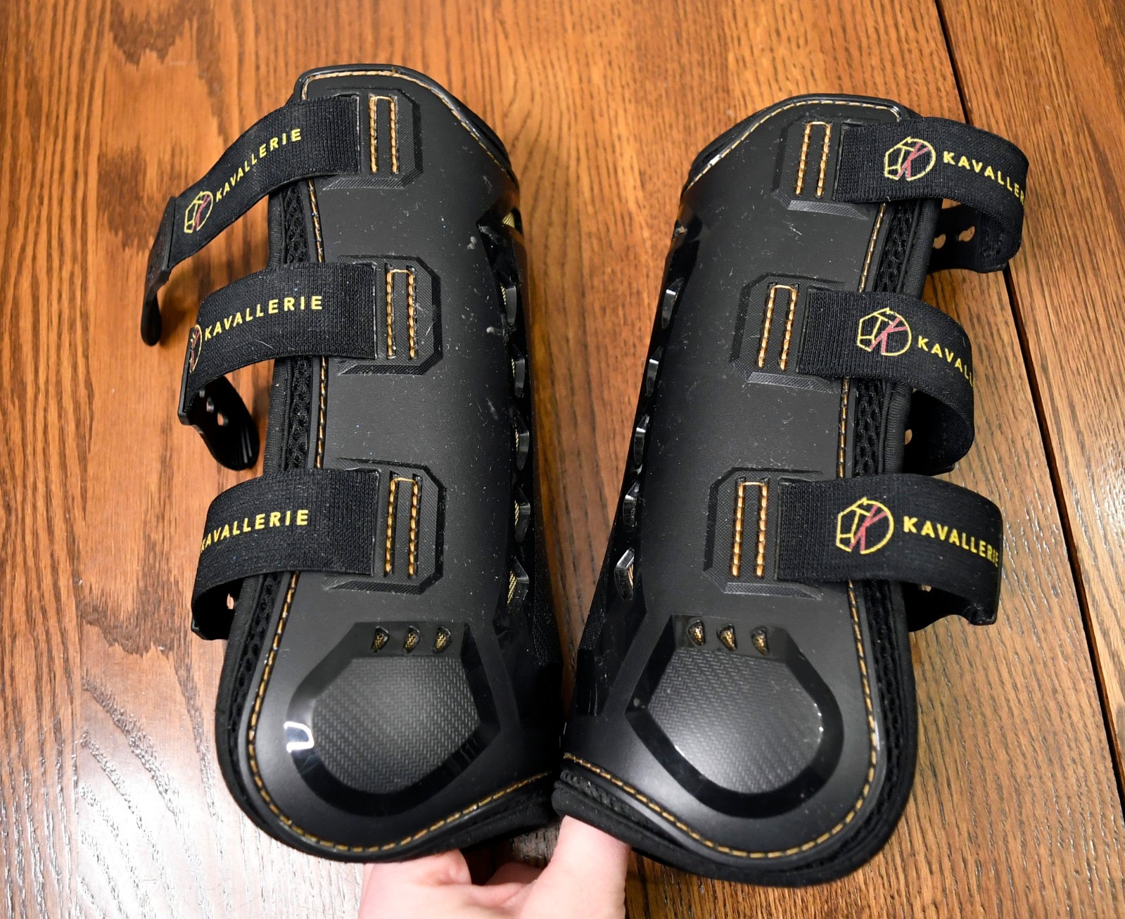 Kavallerie, PRO-K tendon boots, black, large, MSRP was $185.99