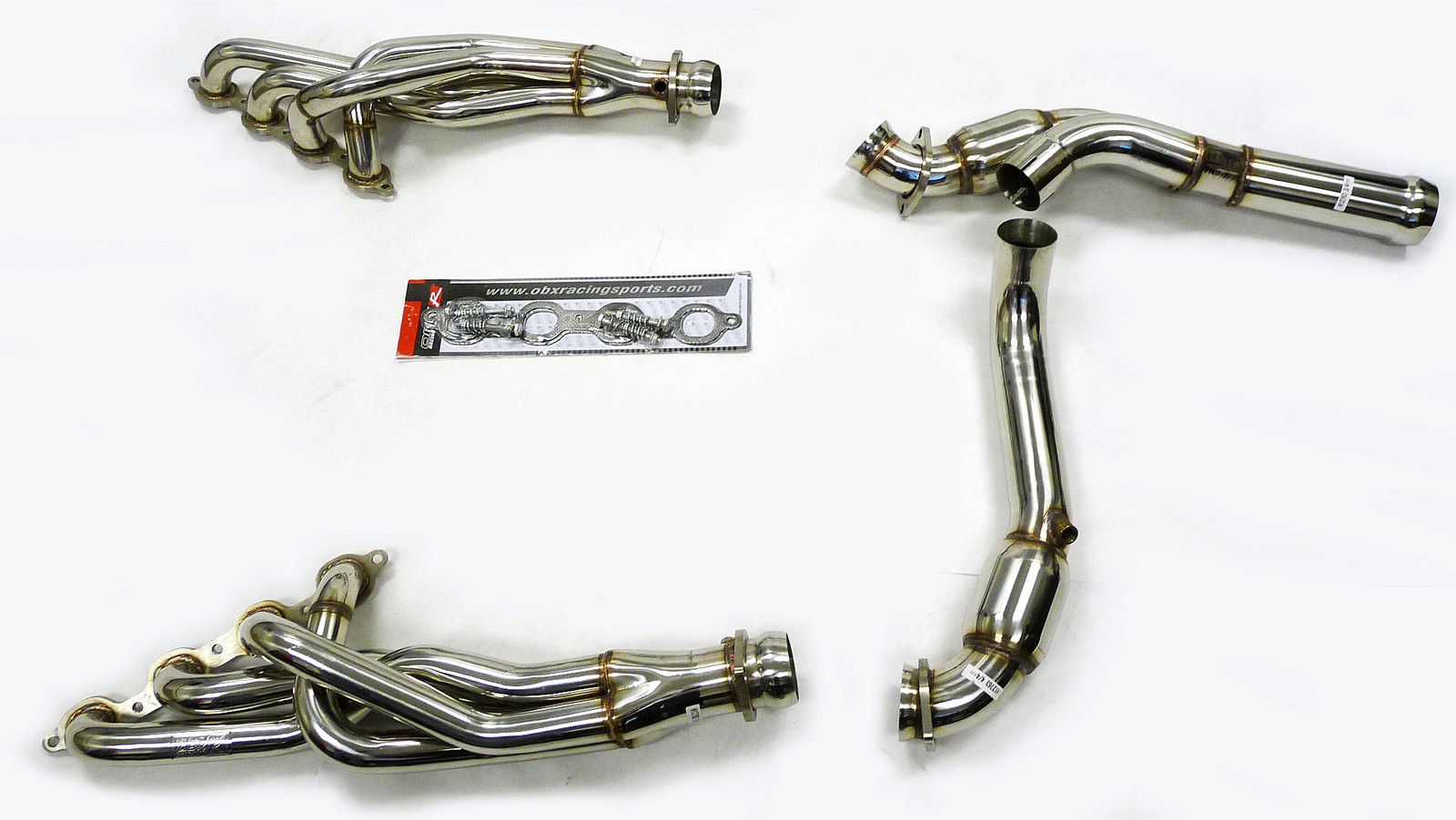 OBX Stainless Long Tube Manifold 14-16 Chevy Silverado GMC Sierra LT1 6.2L