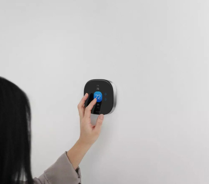 Ecobee For Pro Smart Thermostat Premium EB-STATE6PB-01 Black/Silver