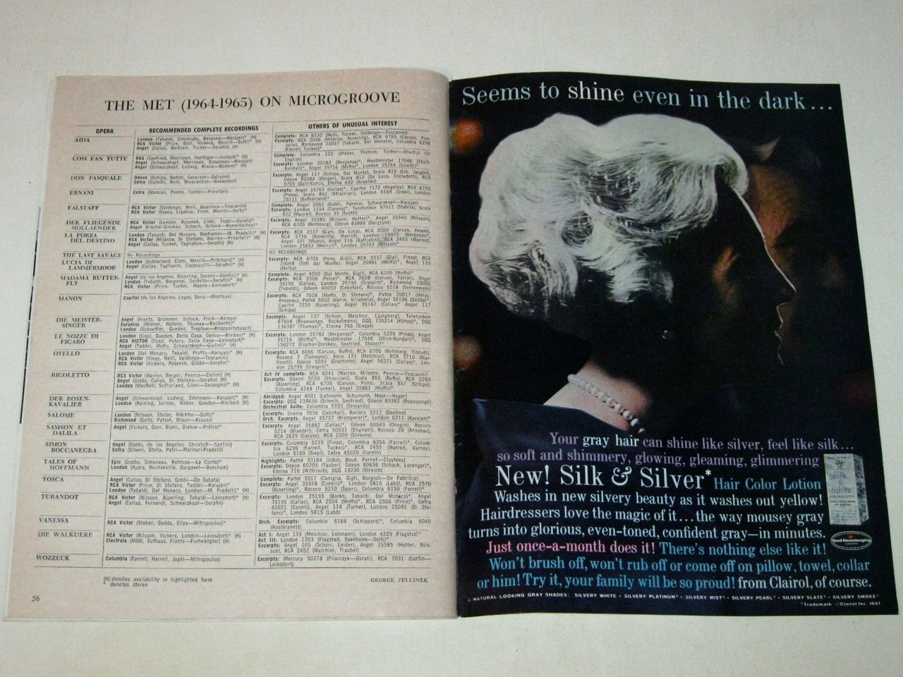 Rare 1965 Puccini TURANDOT Metropolitan Opera LINCOLN CENTER Program & Tickets!