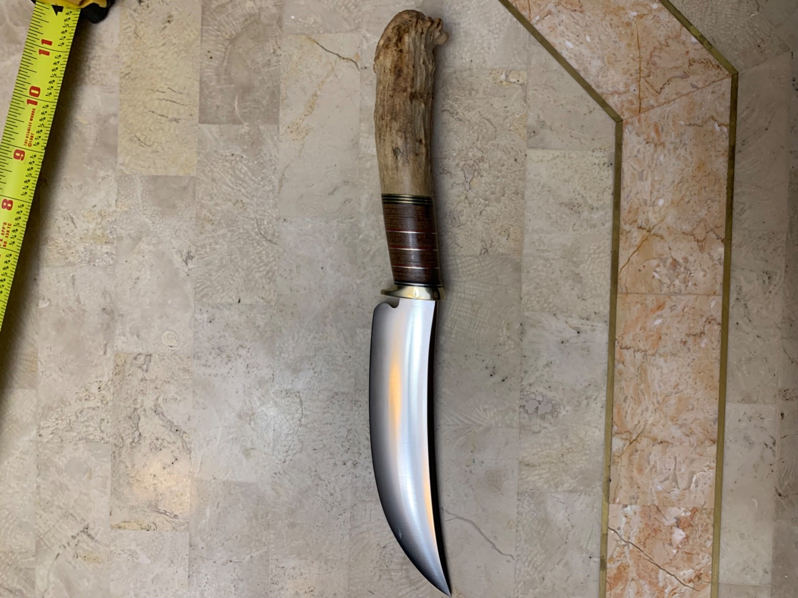 Scagel By SCAR Beautiful knife, Hunting...leather & stag handle, very well made