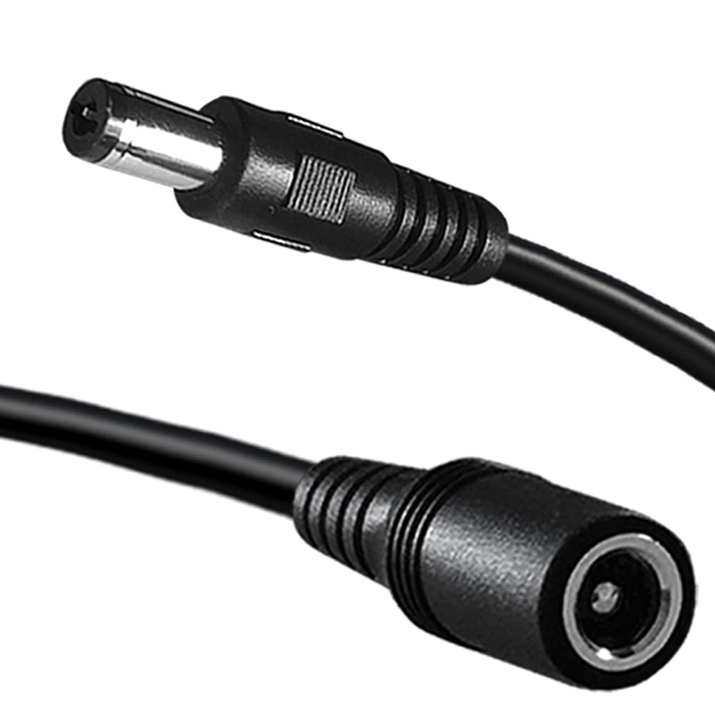 Dc Power Extension Cable,5.5Mm X 2.1Mm 12V Extension Cord 6FT Security Camera Ca