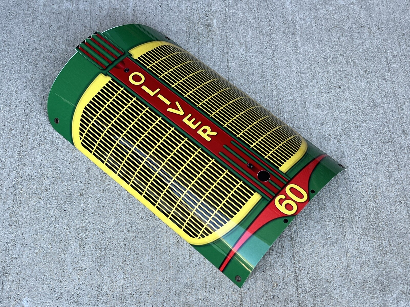 Wow!! Oliver 60 Farm Equipment John Deere Tractor Farm 3D Sign Advertising