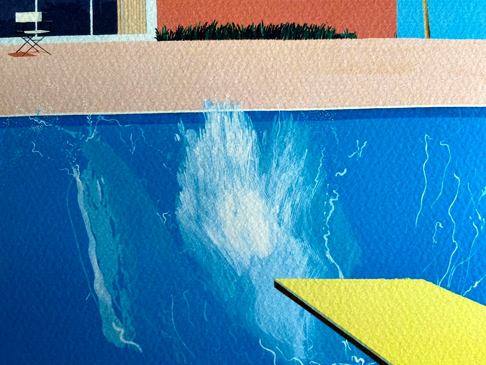 David Hockney Lithograph COA Original Signed In Pen Numbered In Pencil