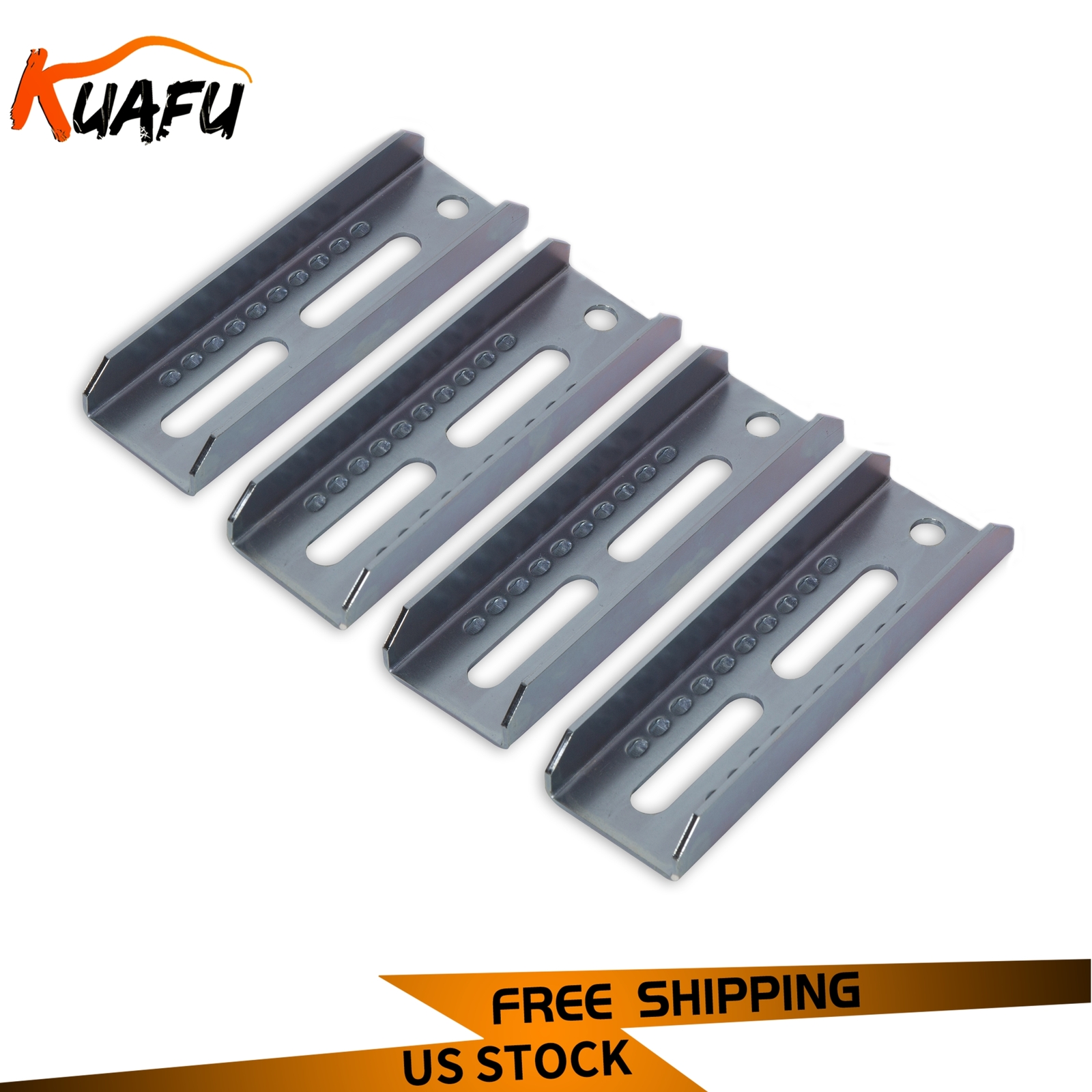 4PCS 8" Galvanized Swivel Top Bunk Bracket Kit for 2x4 Boat Trailer Crossmember