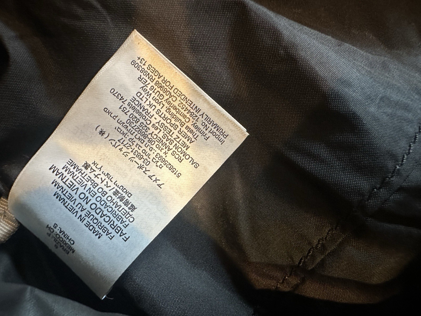 Salomon Active Skin 8L Running Vest - Black, Small, MISSING ZIPPER