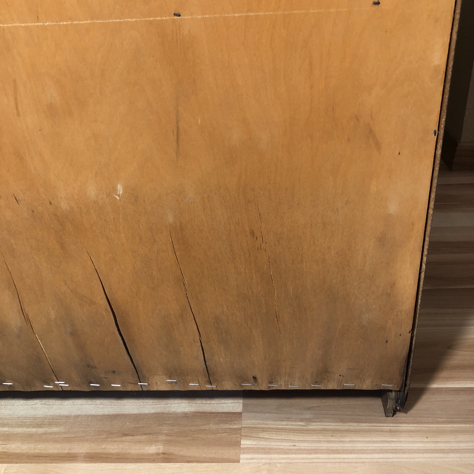 Midcentury Mahogany Wood Encyclopedia Bookcase Bookshelf Rounded Edges VTG MCM