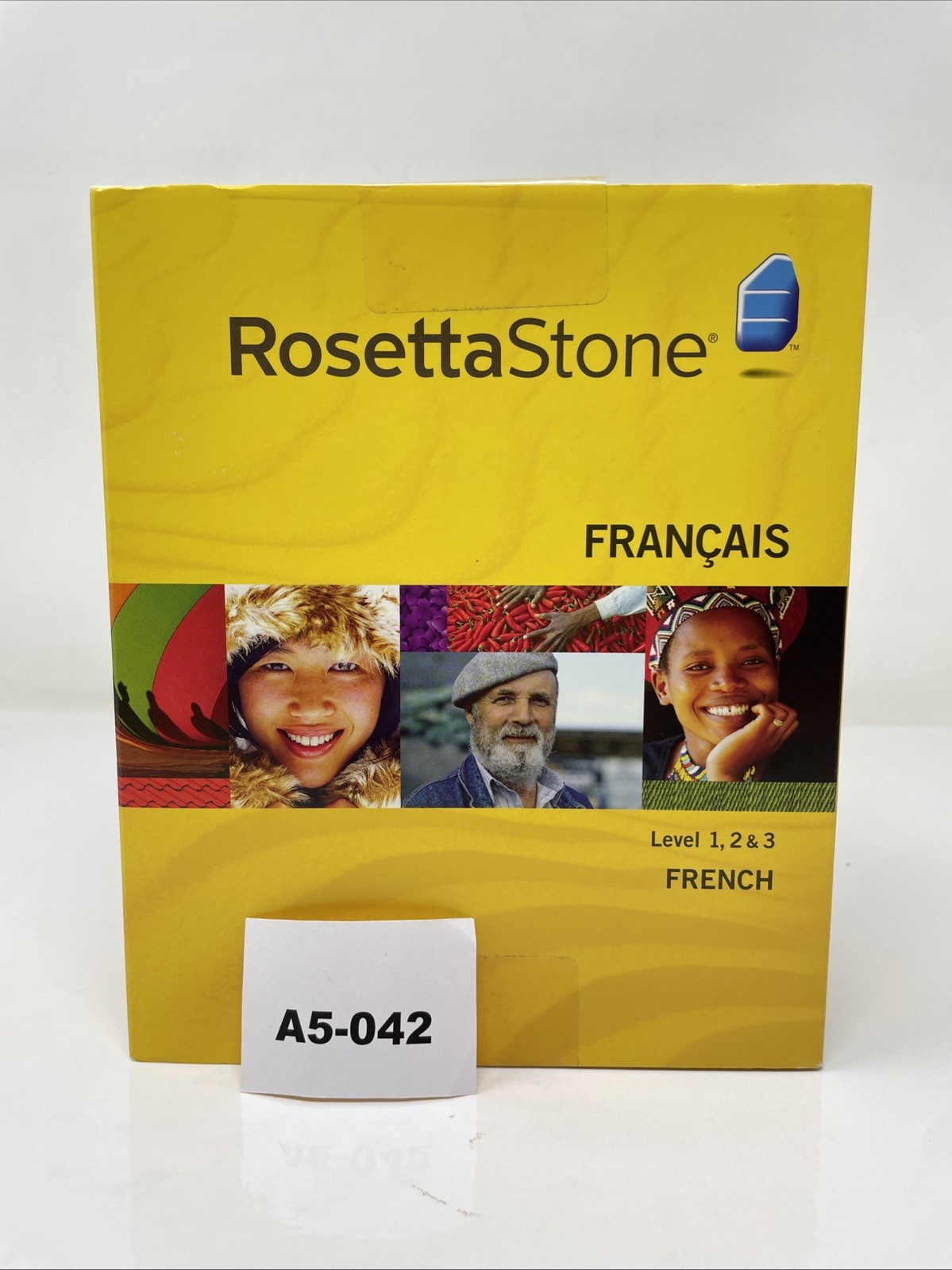 Rosetta Stone French Level 1, 2, 3 for PC, Mac Brand New Factory Sealed