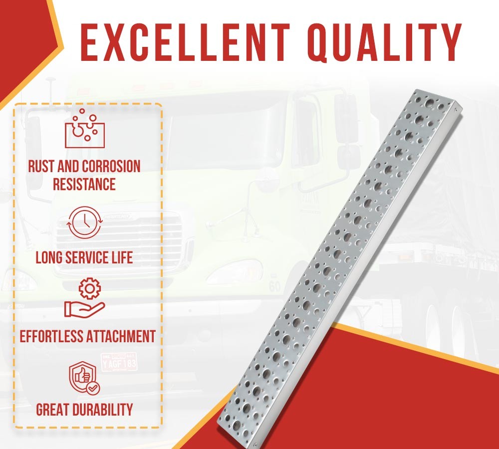 2PK 39.37"x5.5"x1.75"BoltOn Fuel Tank Step Fit Freightliner ReplaceA22-57757-100