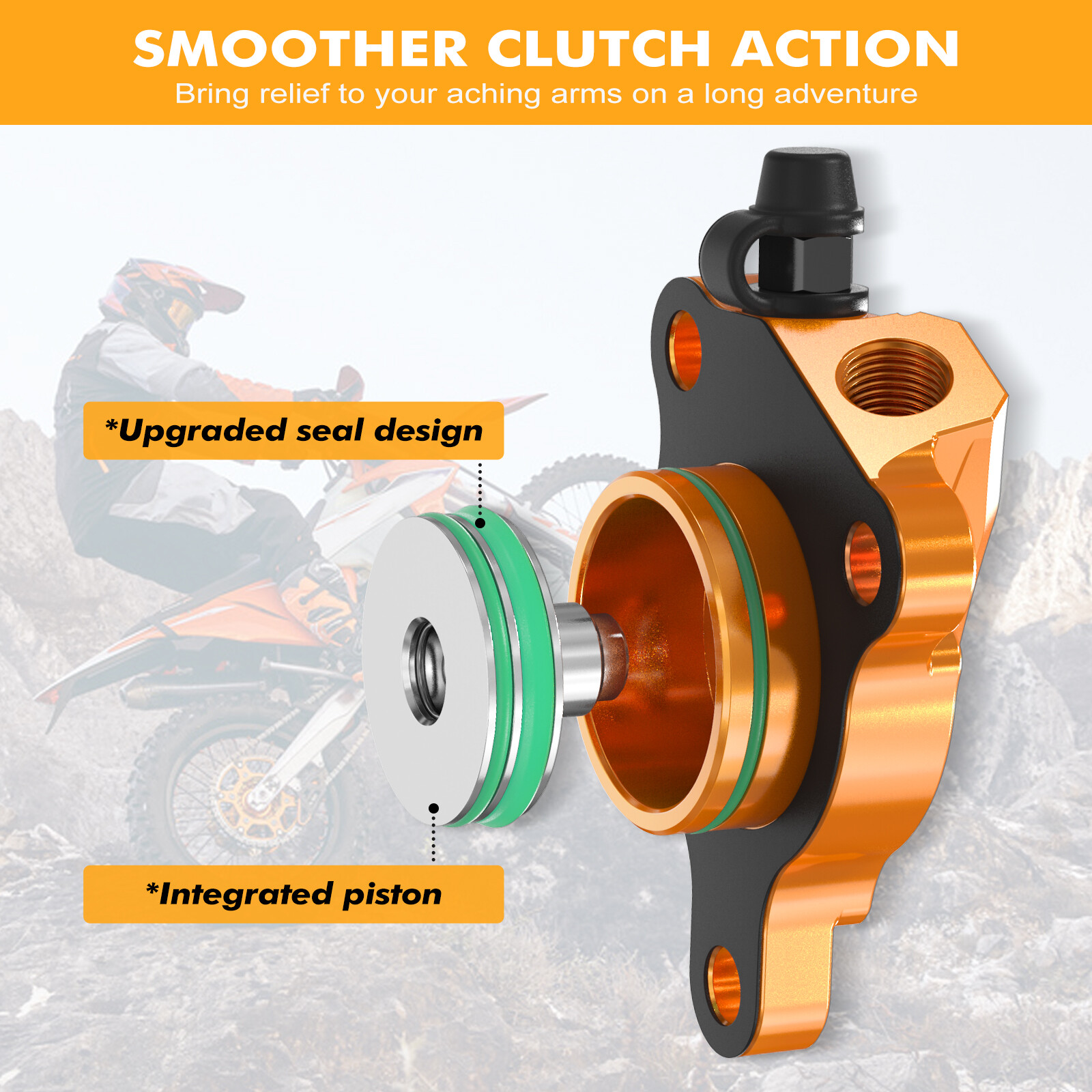 CNC Clutch Slave Cylinder Kit for KTM SX85/65 03-13 SMS 450 EXC 450 RACING 04