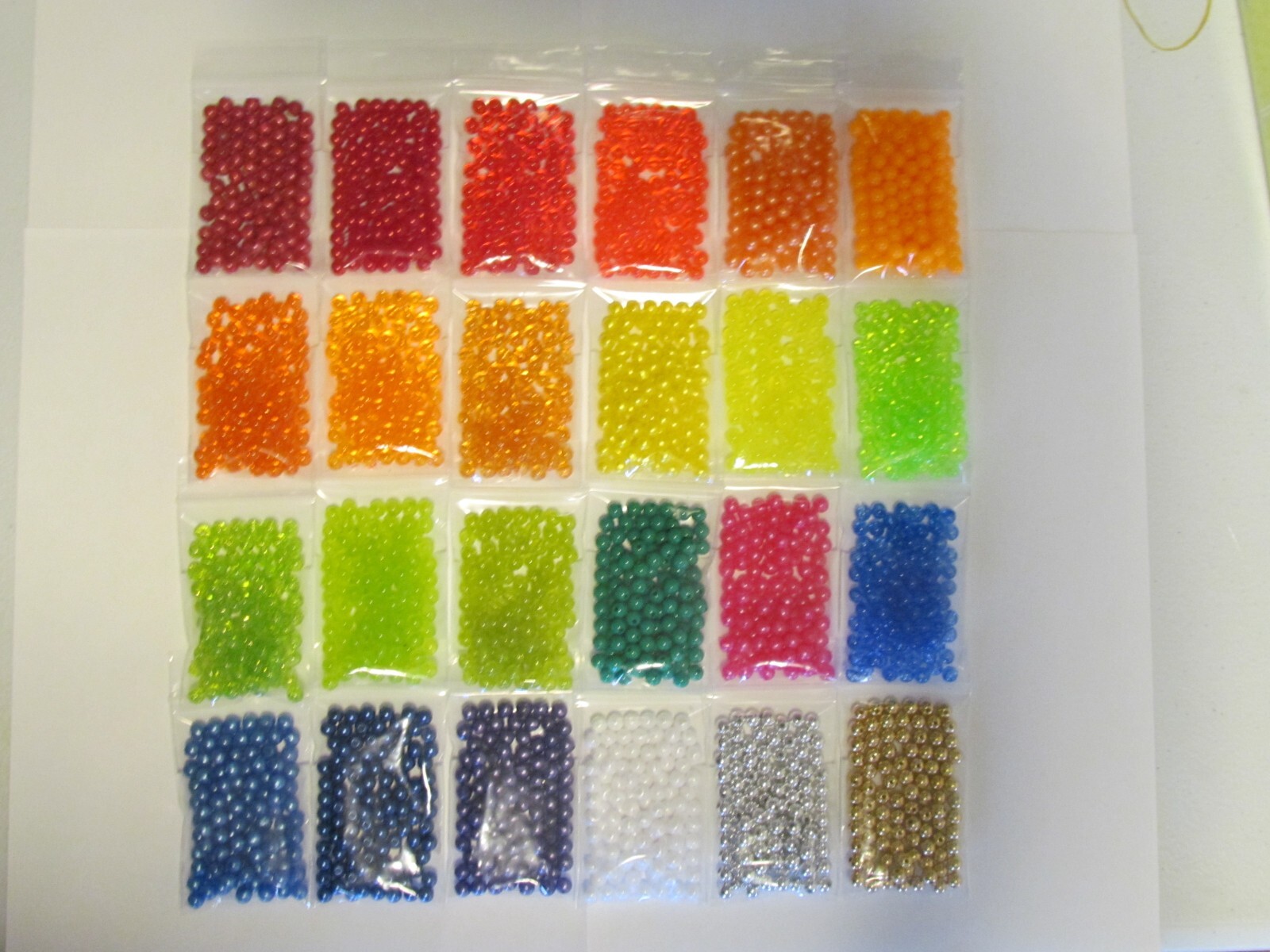 100 count 6mm round fishing beads Make your own walleye spinners