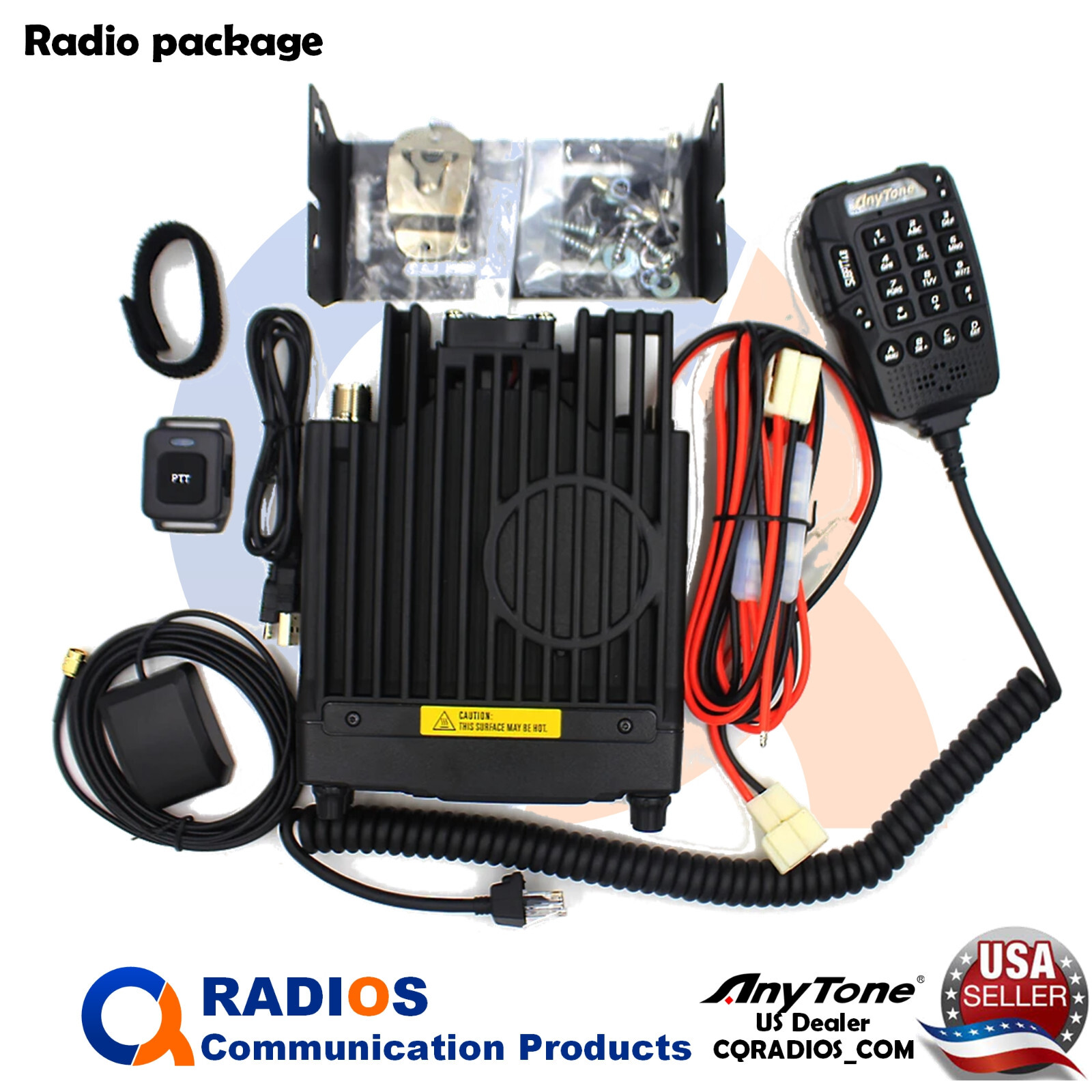 AnyTone AT-D578UVIII Plus BT Mobile Radio Transceiver GPS DMR Digital Analog