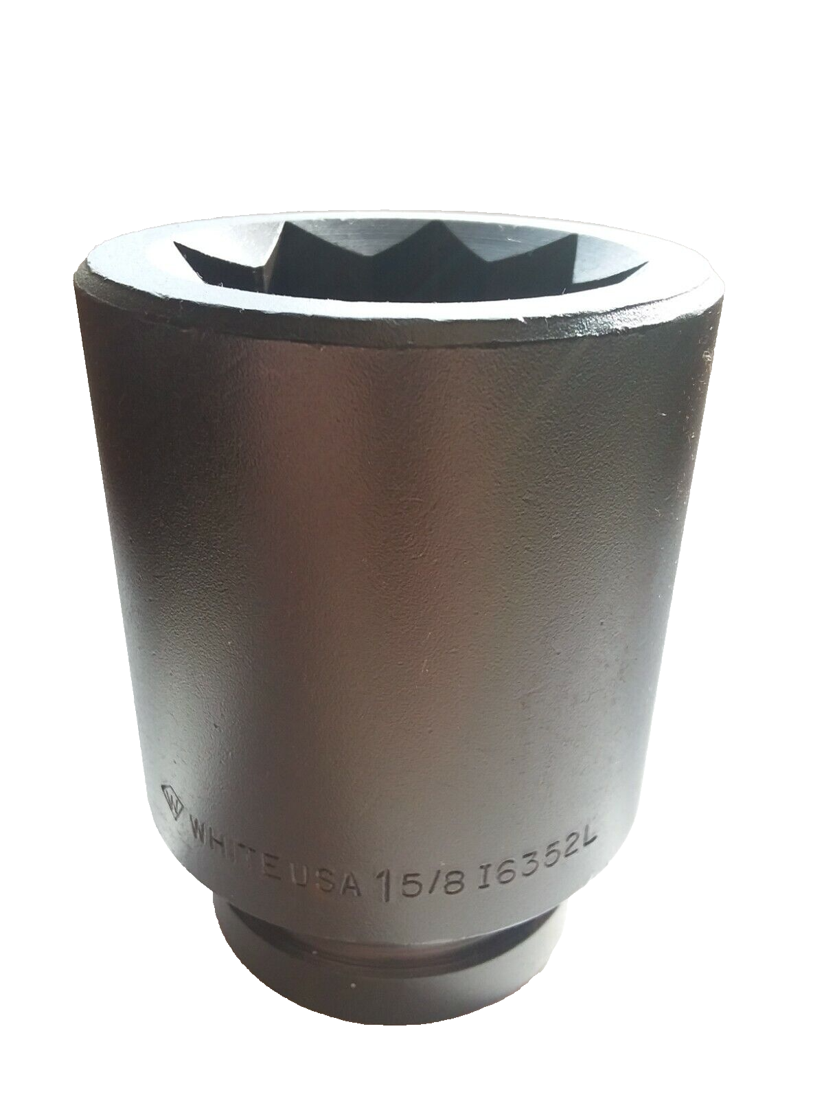 WHITE USA Track Socket 1" Drive by 1-5/8" 8 Point Impact Socket Railroad New