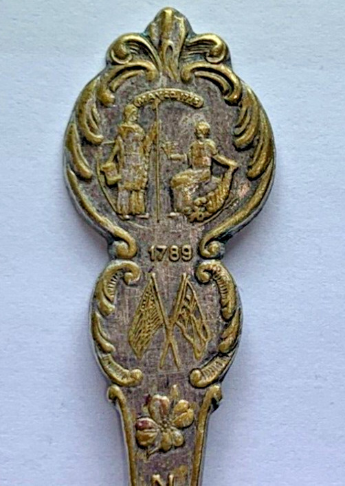 American Collectors Guild North Carolina Silverplate Spoon Vintage Souvenir