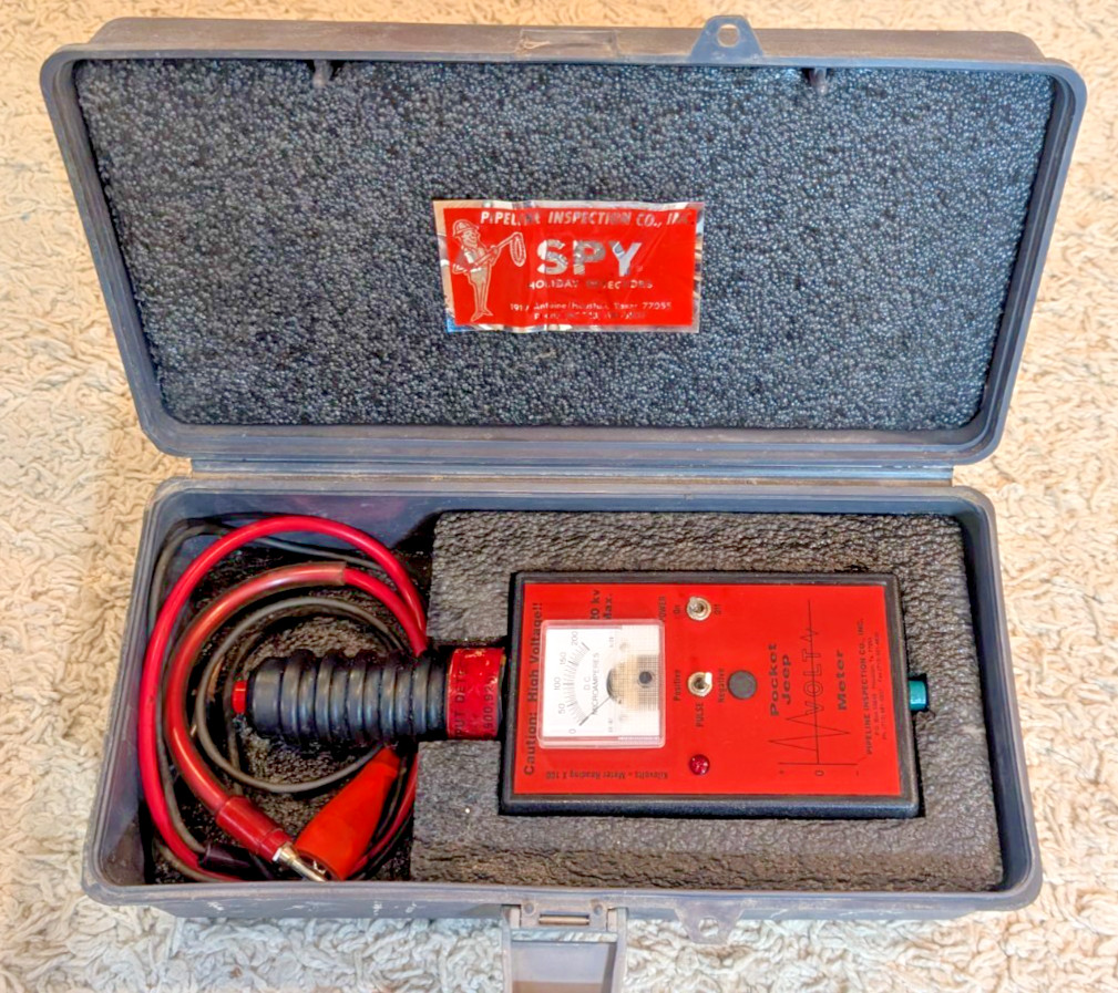 Spy Pipeline Inspection Company Pocket Jeepmeter Kilovolts Volt Meter PJM