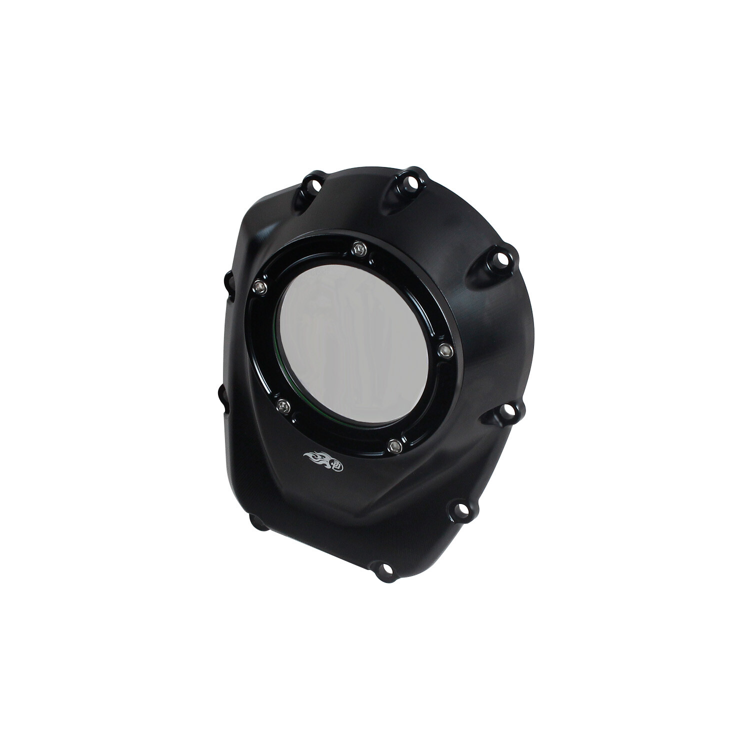 Black M8 Engine Transparent Camshaft Cover for Harley Softail Fat Boy FLSL FXLRS