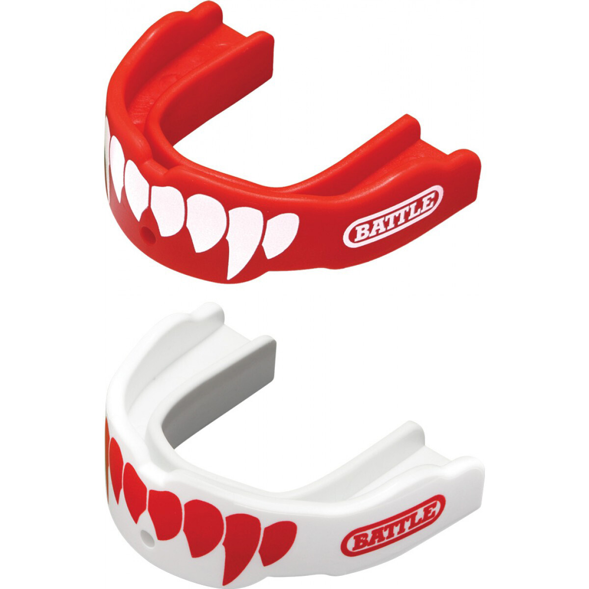 Battle Sports Adult Fang Mouthguard 2-Pack with Straps