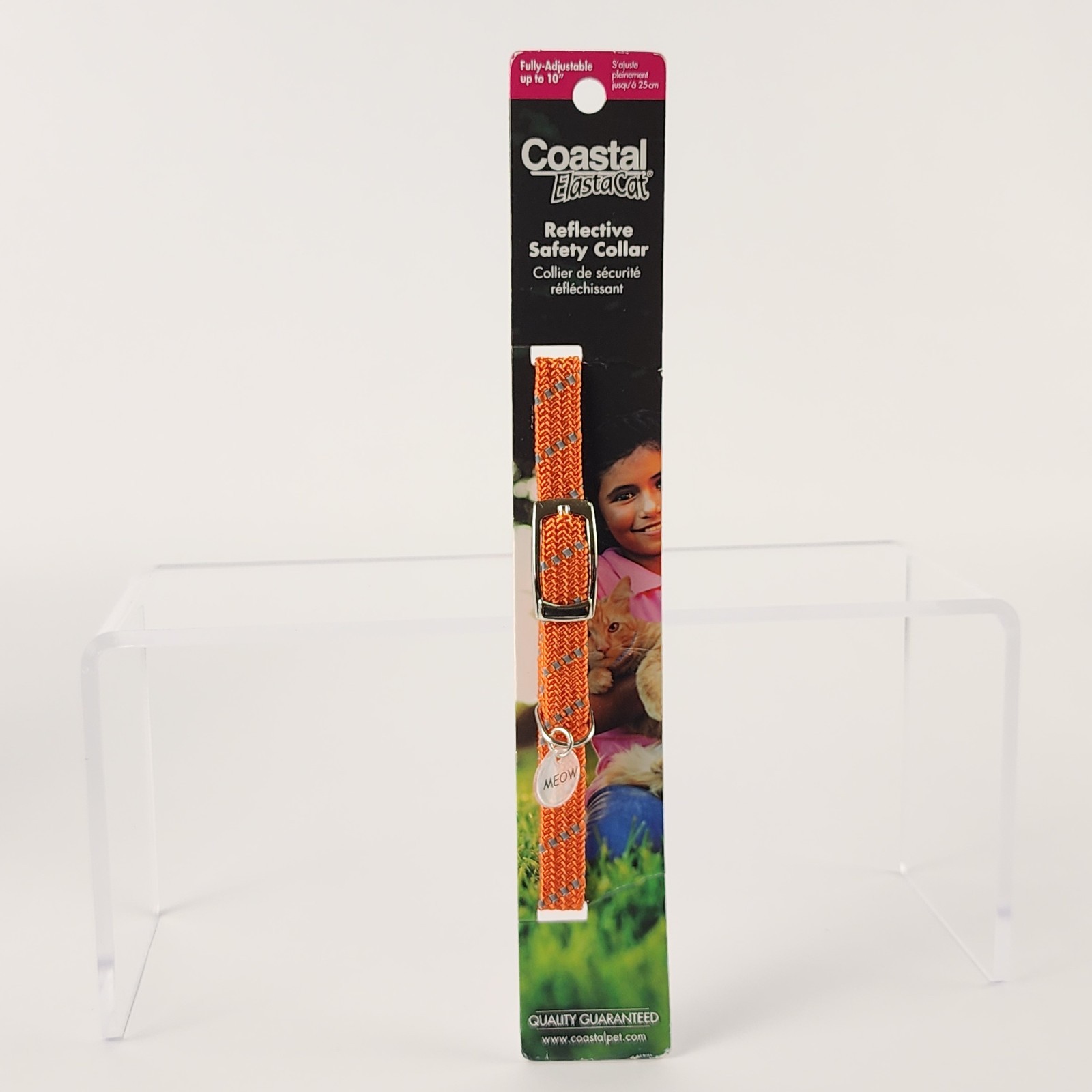 Coastal ElastaCat Reflective Cat Collar Safety Stretch Adjustable 10"