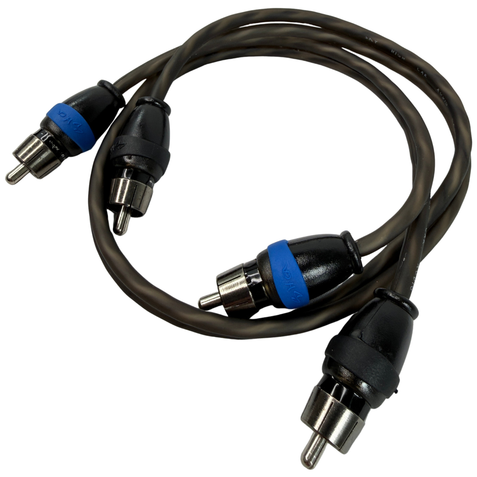 Sky High Car Audio Twisted OFC RCA Cable 2 Channel Car Audio Interconnect