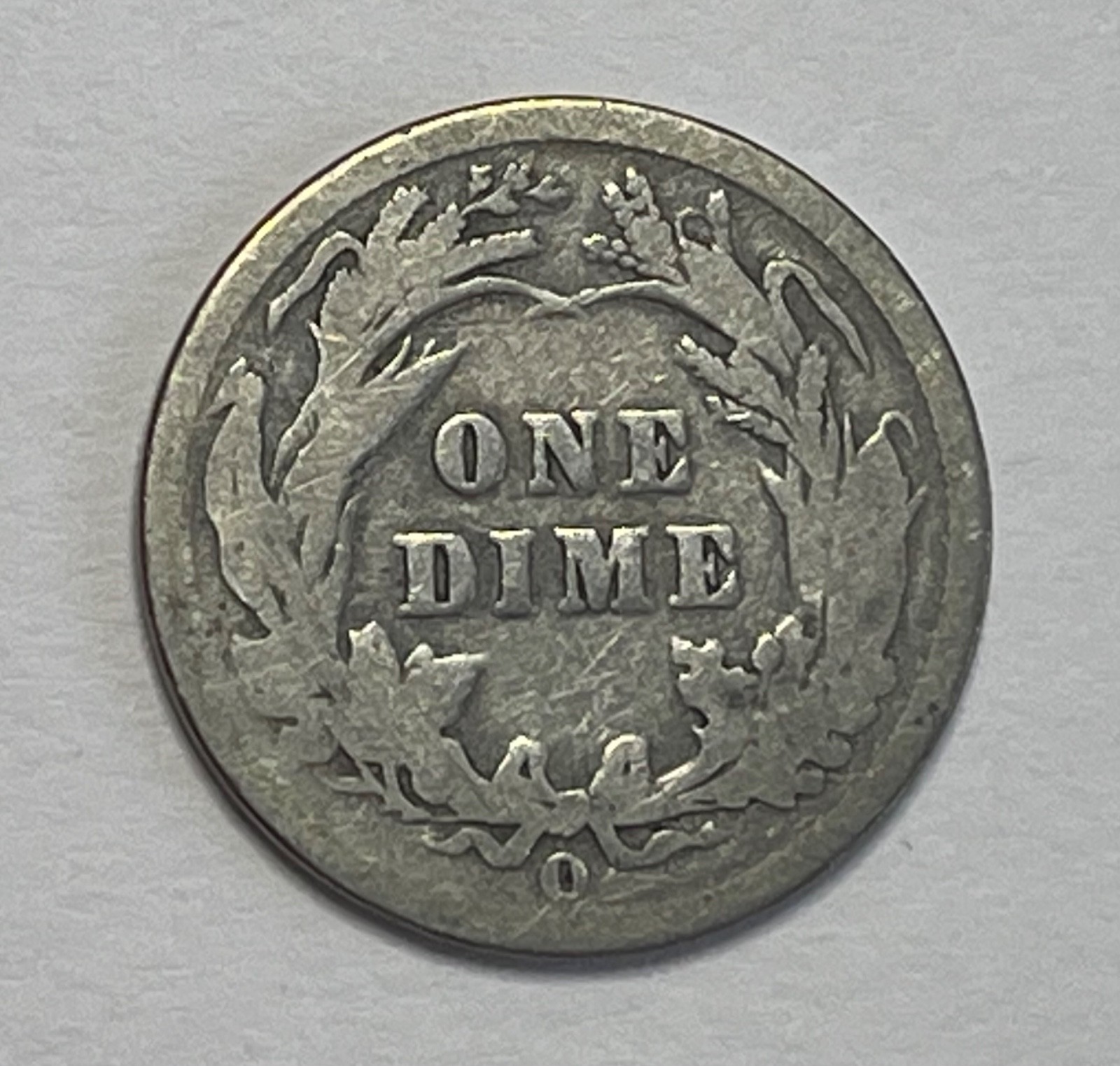 1894-O Barber Dime - Key Date 10C; Nice Details; Y073