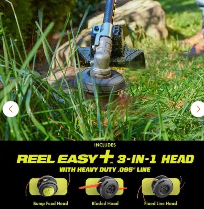 NEW RYOBI 40V Brushless 16" Carbon Fiber Attach Ready String Trimmer -TOOL ONLY