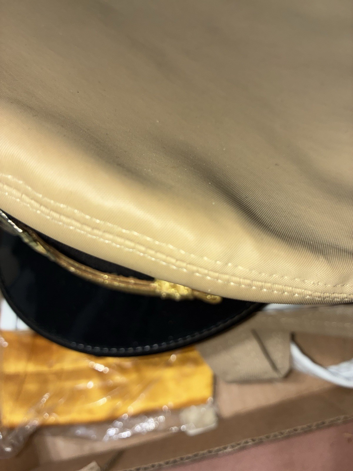 USN cap and mess dress accessories