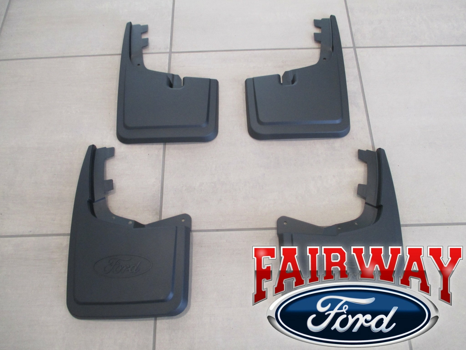 21 thru 26 F-150 OEM Genuine Ford Molded Splash Guards Mud Flaps