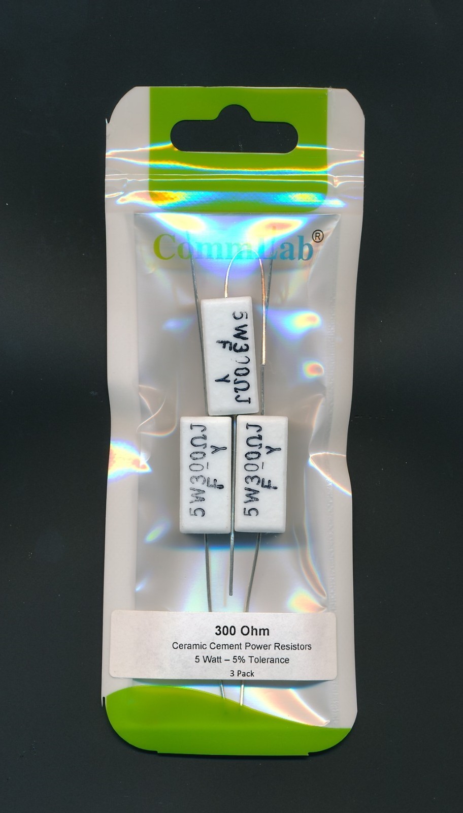 1 or 3 Pack 5W Cement Power Resistors 0.22-150K ohm PREMIUM 5 Watt  YOU CHOOSE