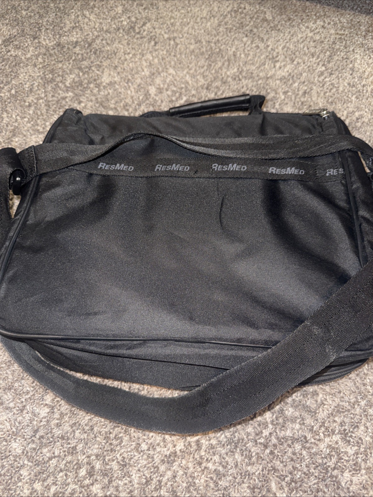 ResMed Travel Bag CPAP Shoulder Strap Lightly Padded Black Carrying Case Only