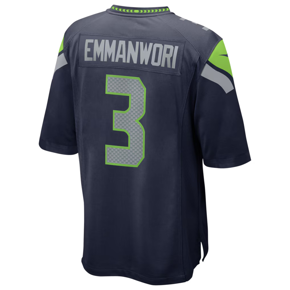 Seattle Seahawks #3 Nick Emmanwori 50th Season Super Bowl LX Patch Game Jersey