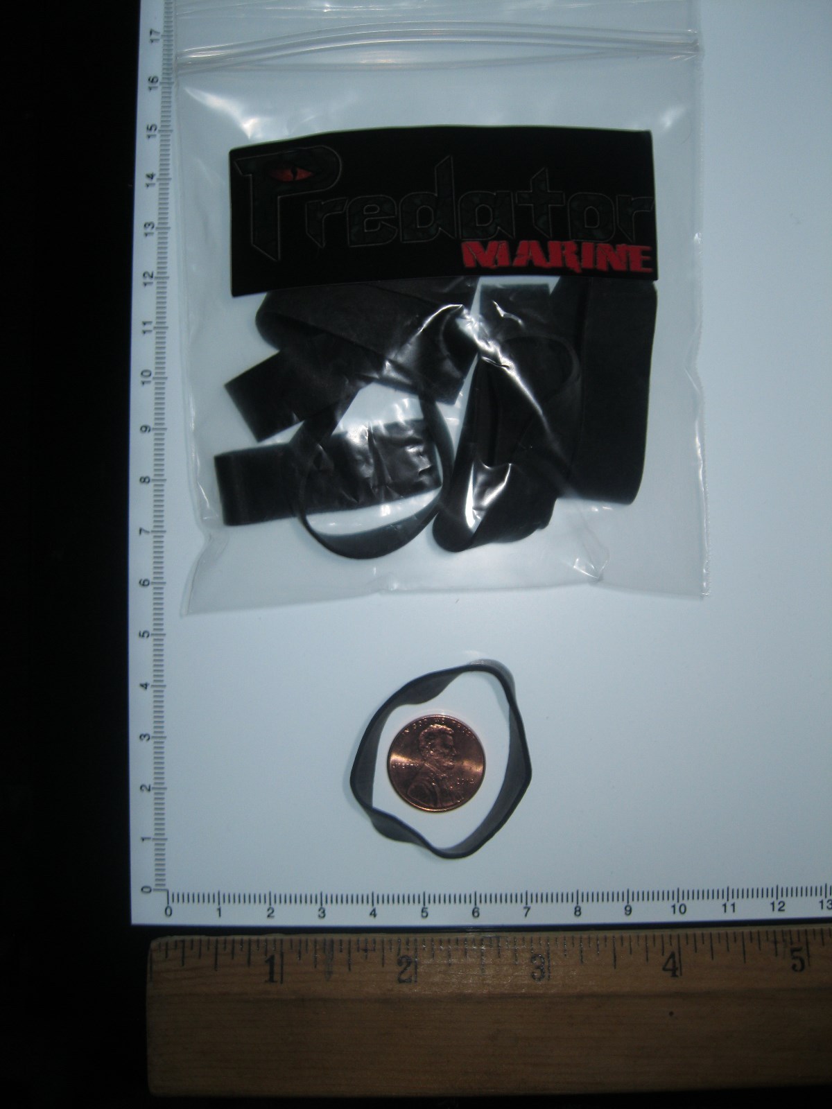 Large Heavy Duty Black Rubber bands for  #81 2"x1/2" UV heat resistant 10