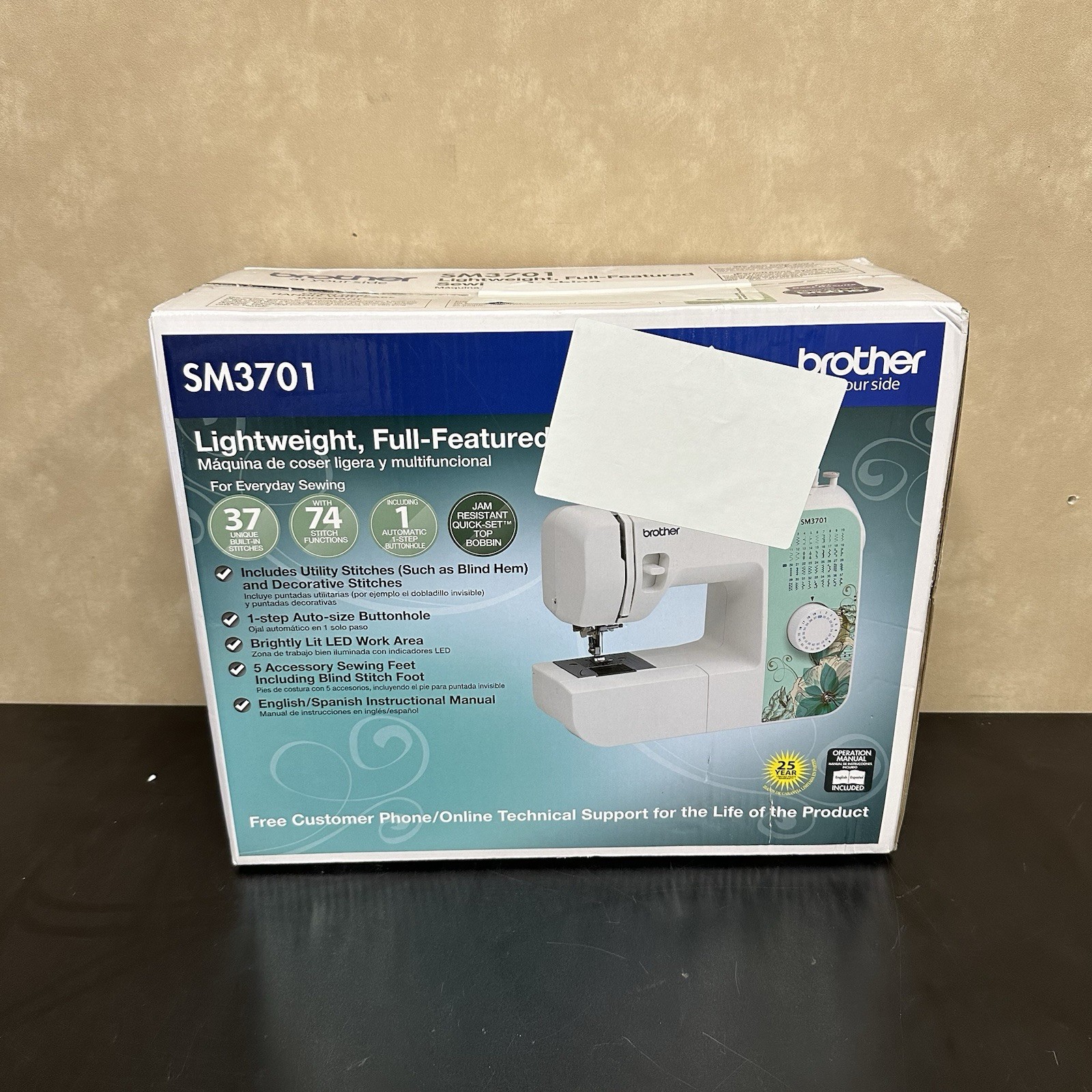 Brother SM3701 37 Stitch Sewing Machine Multicolor