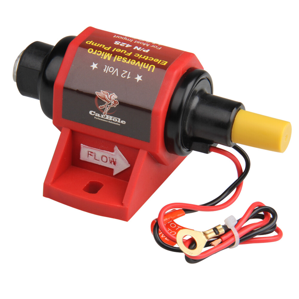 2-3 PSI 28 GPH Low Pressure Electric Inline Fuel Pump Carburetor Gas Universal