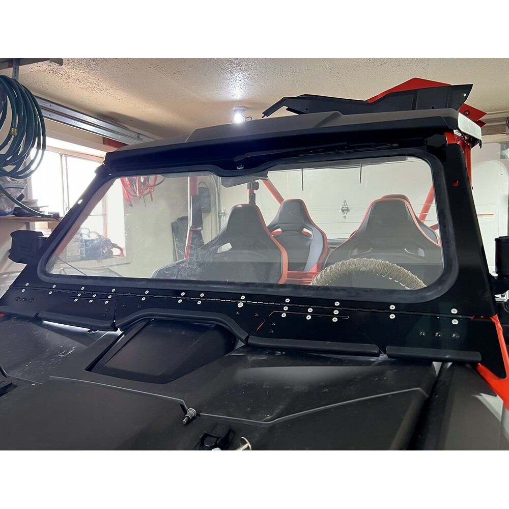 Front Glass Windshield & Aluminum Frame Fit 2019 + Honda Talon 1000R 1000X